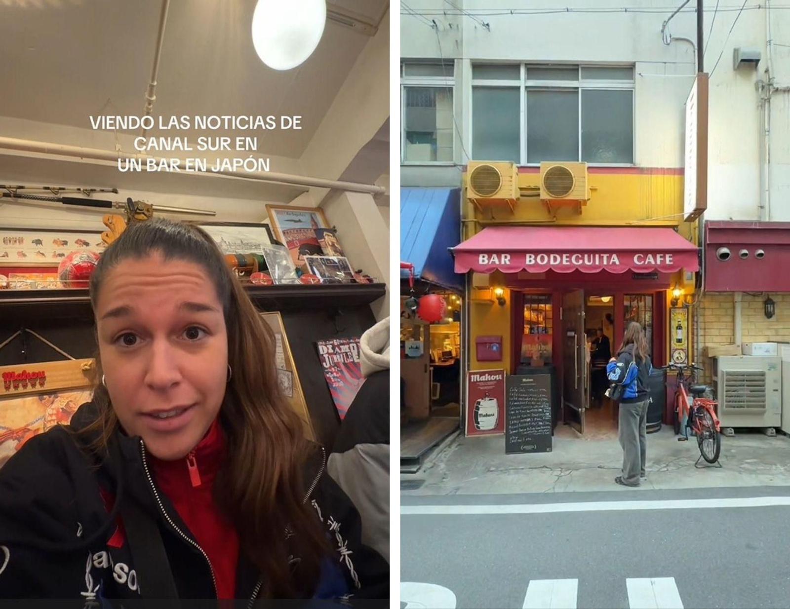 Una malagueña descubre un rincón de Andalucía en Osaka.
