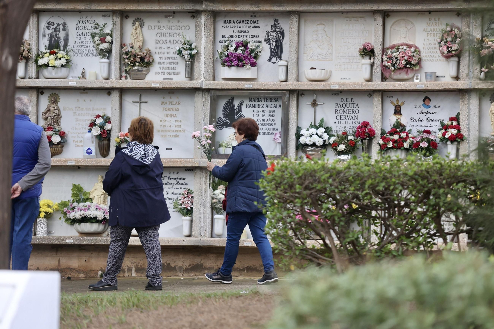 Una imagen reciente del cementerio de Málaga.