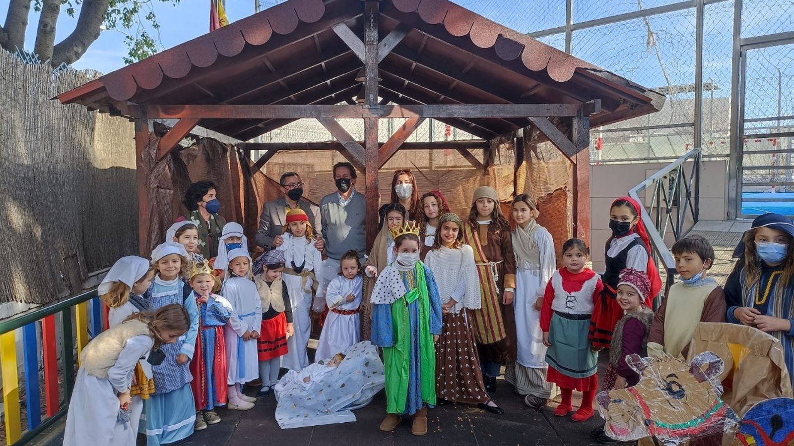 Belén viviente del Círculo Mercantil.