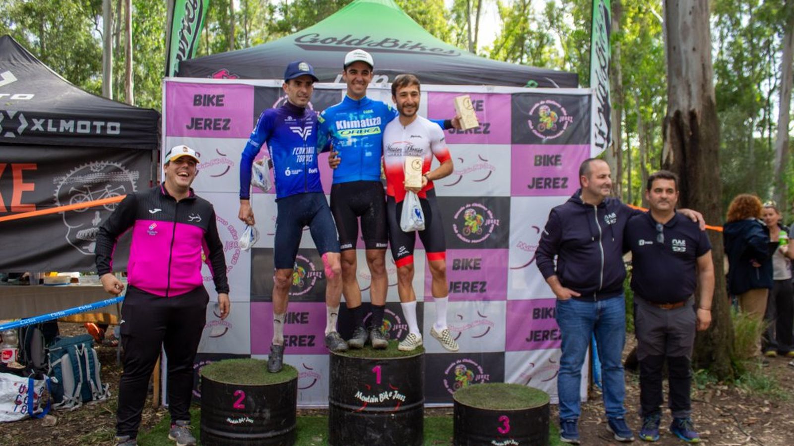 Podio masculino.