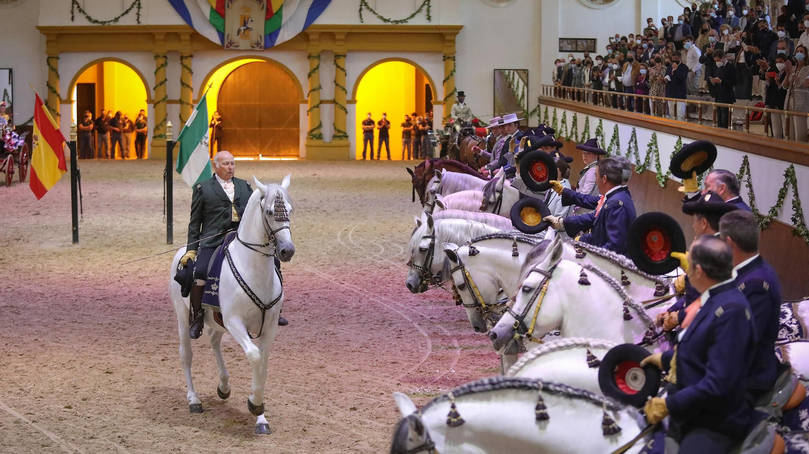 Así fue el homenaje a Álvaro Domecq en la Real Escuela Andaluza del Arte Ecuestre en Jerez