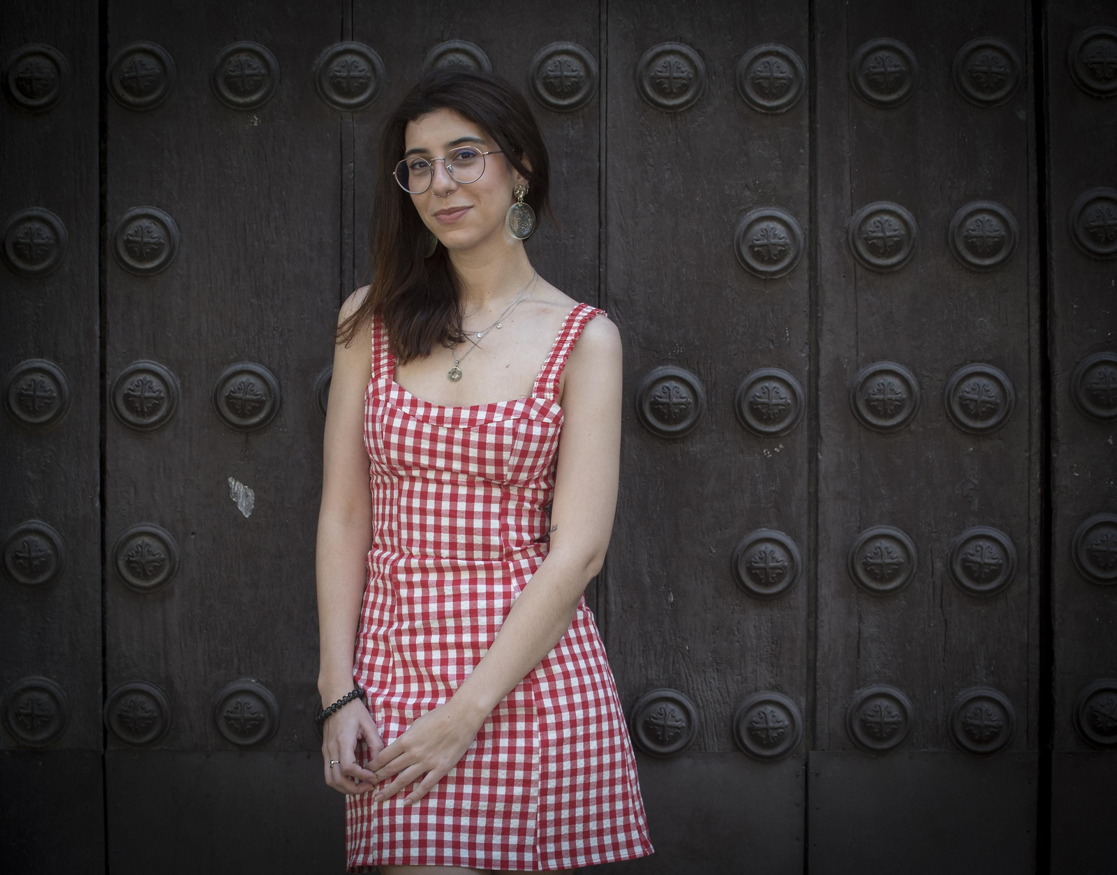 La escritora Andrea D. Morales, en Sevilla.