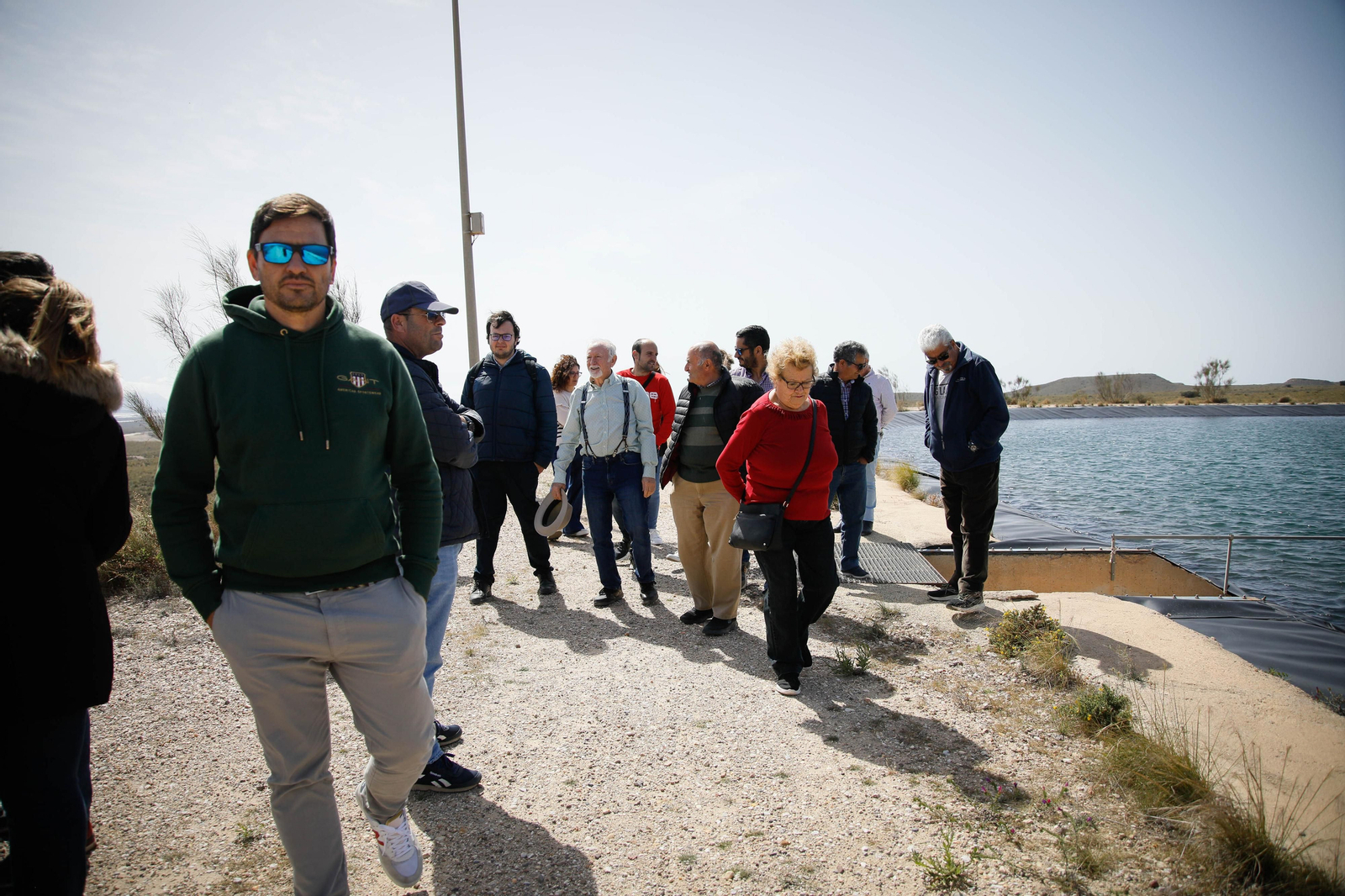 CUCN visita la desaladora de Carboneras y las balsas de Níjar
