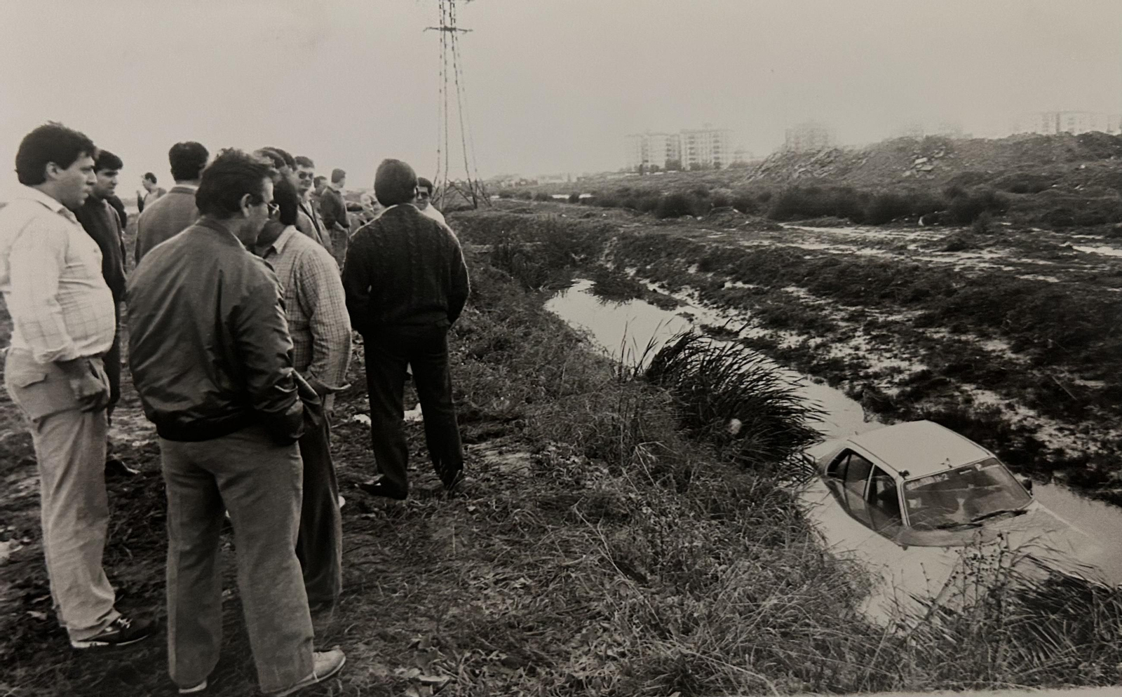 Efectos del temporal e inundaciones de enero de 1996 en Huelva.