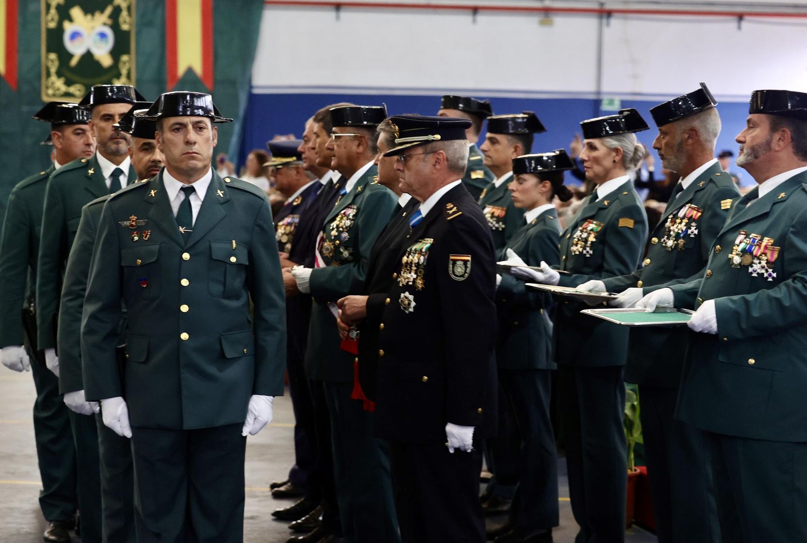 Celebración del día del Pilar en la Guardia Civil