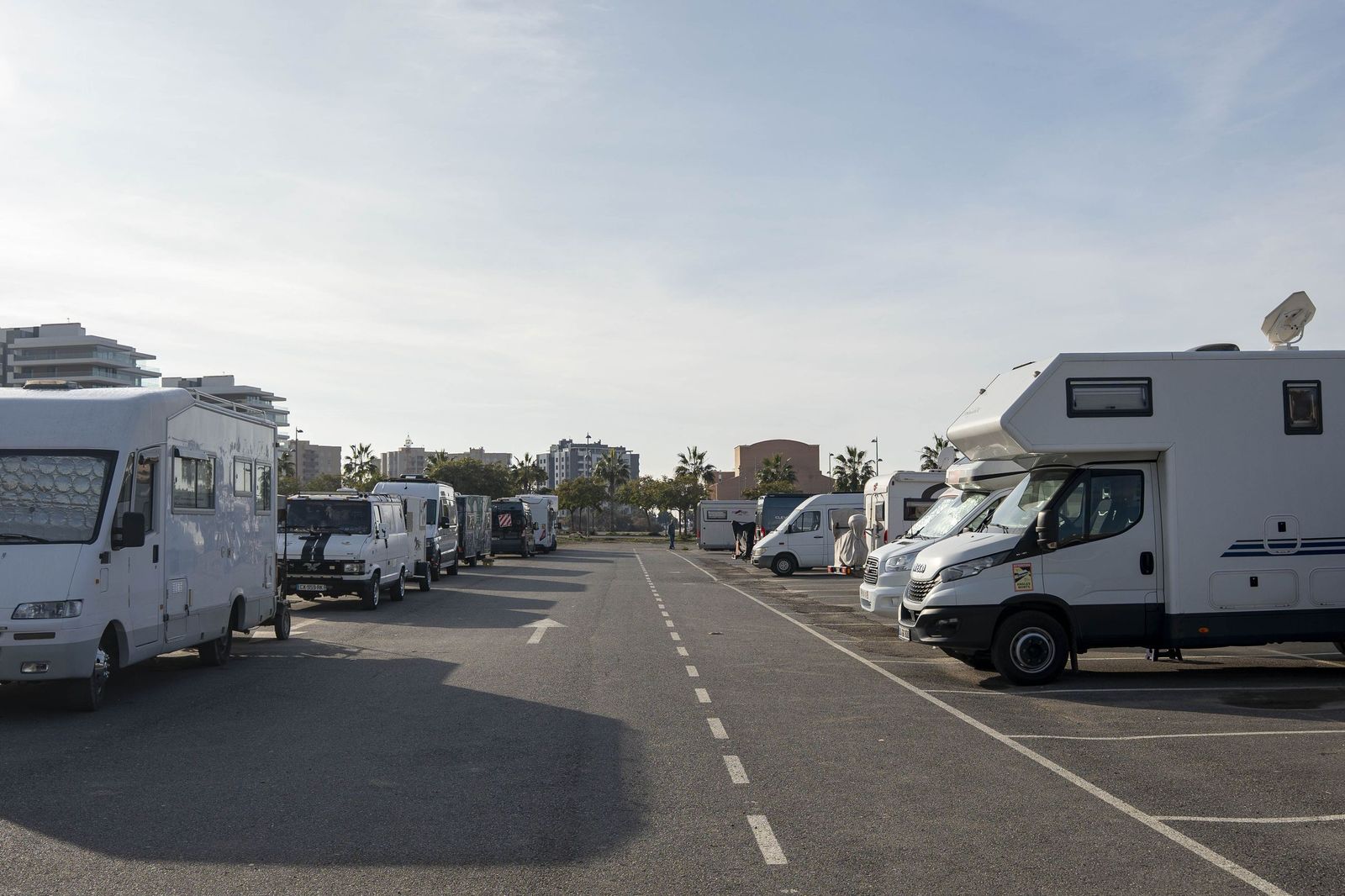 Las caravanas también están en el Delta del Andarax y la playa del Zapillo.