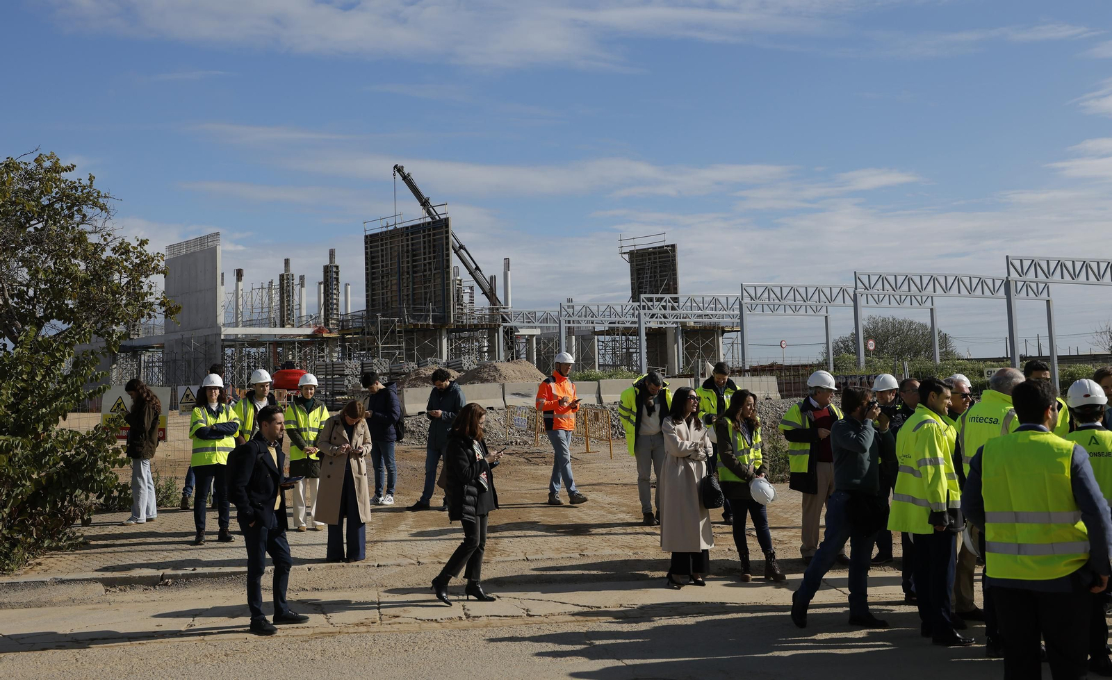 Los avances de la linea 3 del metro de Sevilla, en fotos