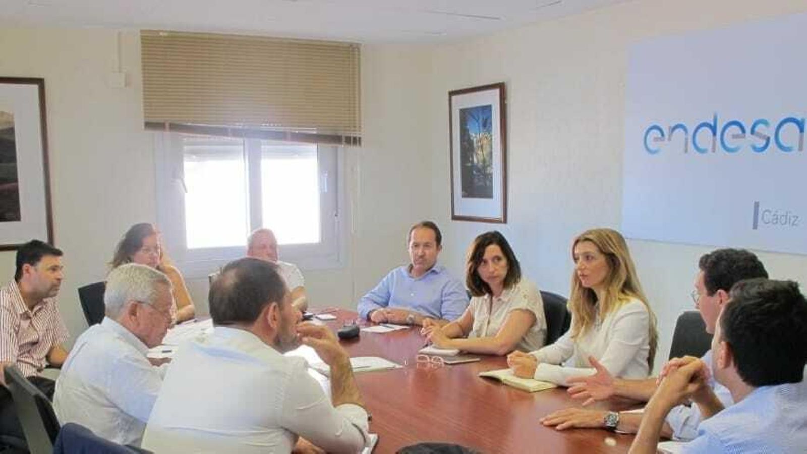 Reunión entre el Ayuntamiento de San Fernando, Ten Brinke y Endesa.