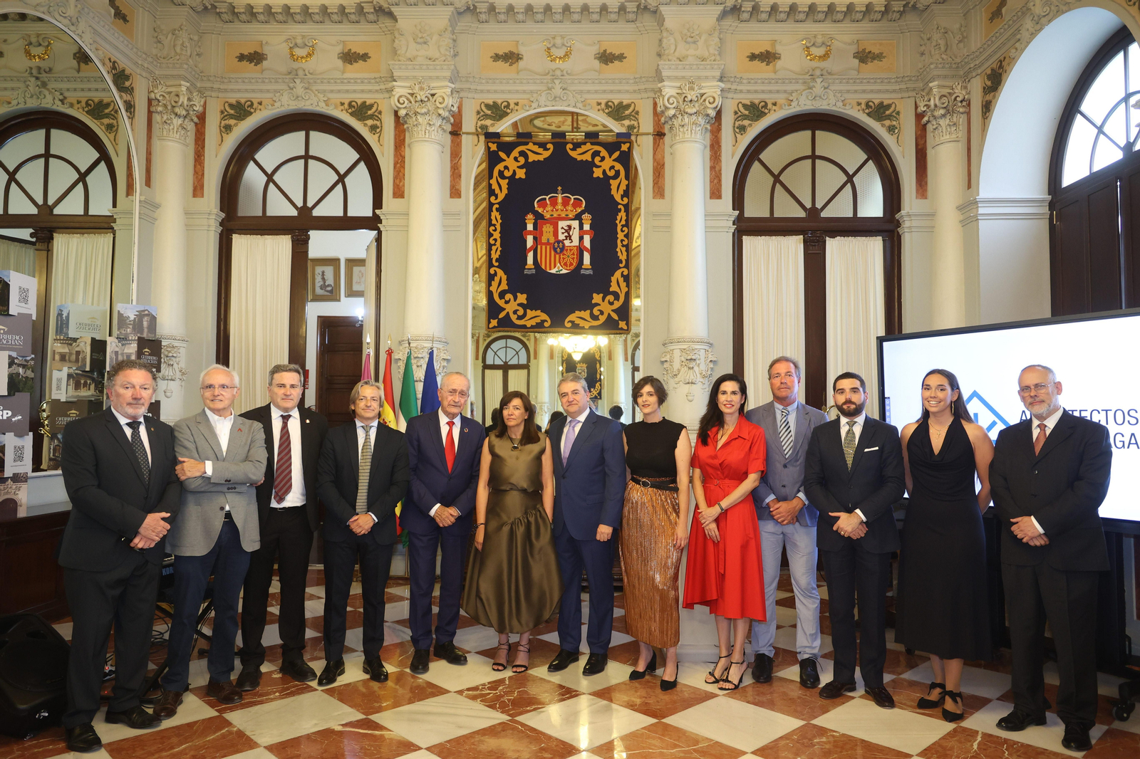 Presentación de actos por el centenario de la construcción de la sede del Colegio de Arquitectos de Málaga.