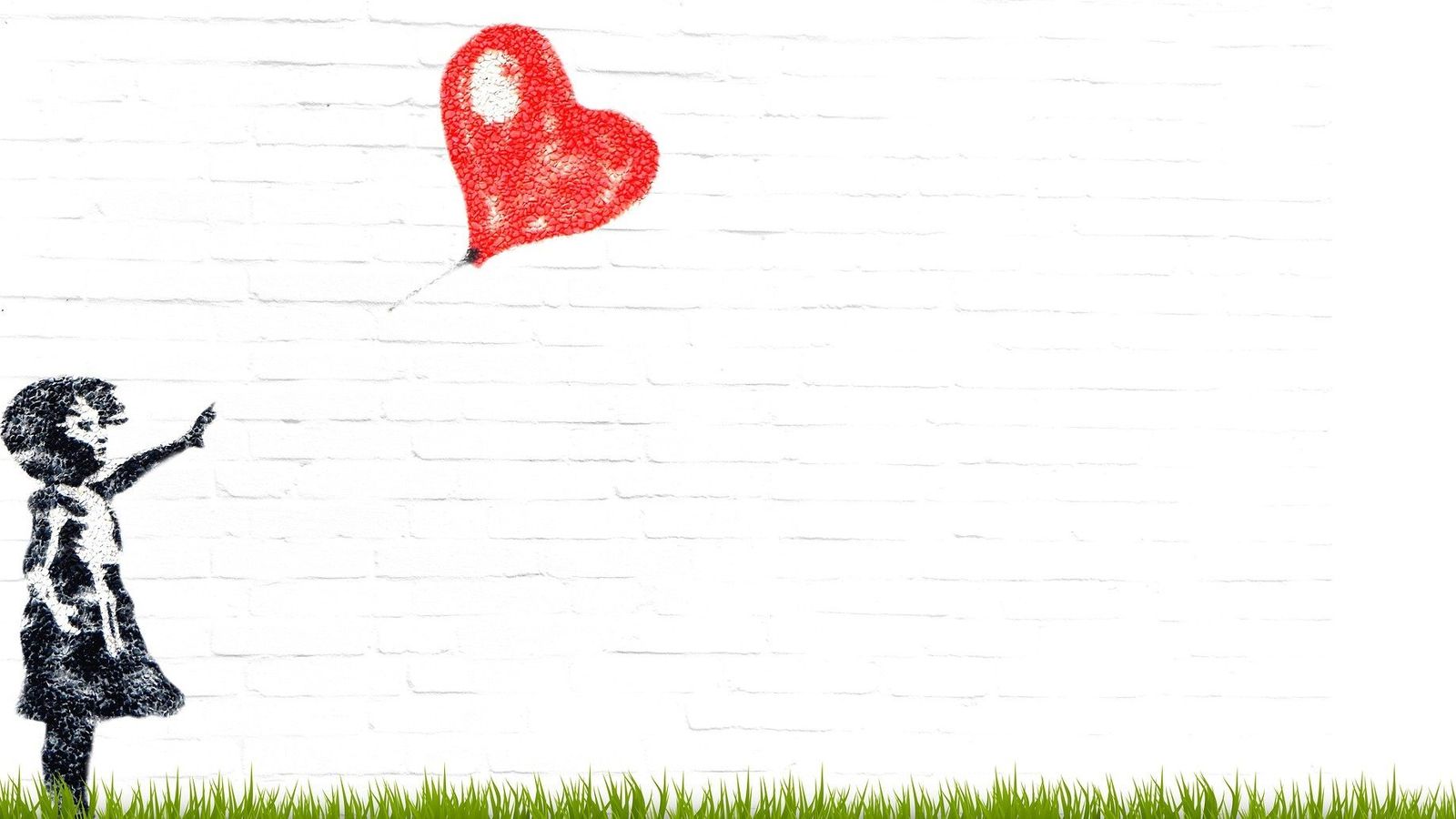 Uno de los murales de Banksy tal vez quien mejor transmita ese sentimiento de tristeza nostálgica.