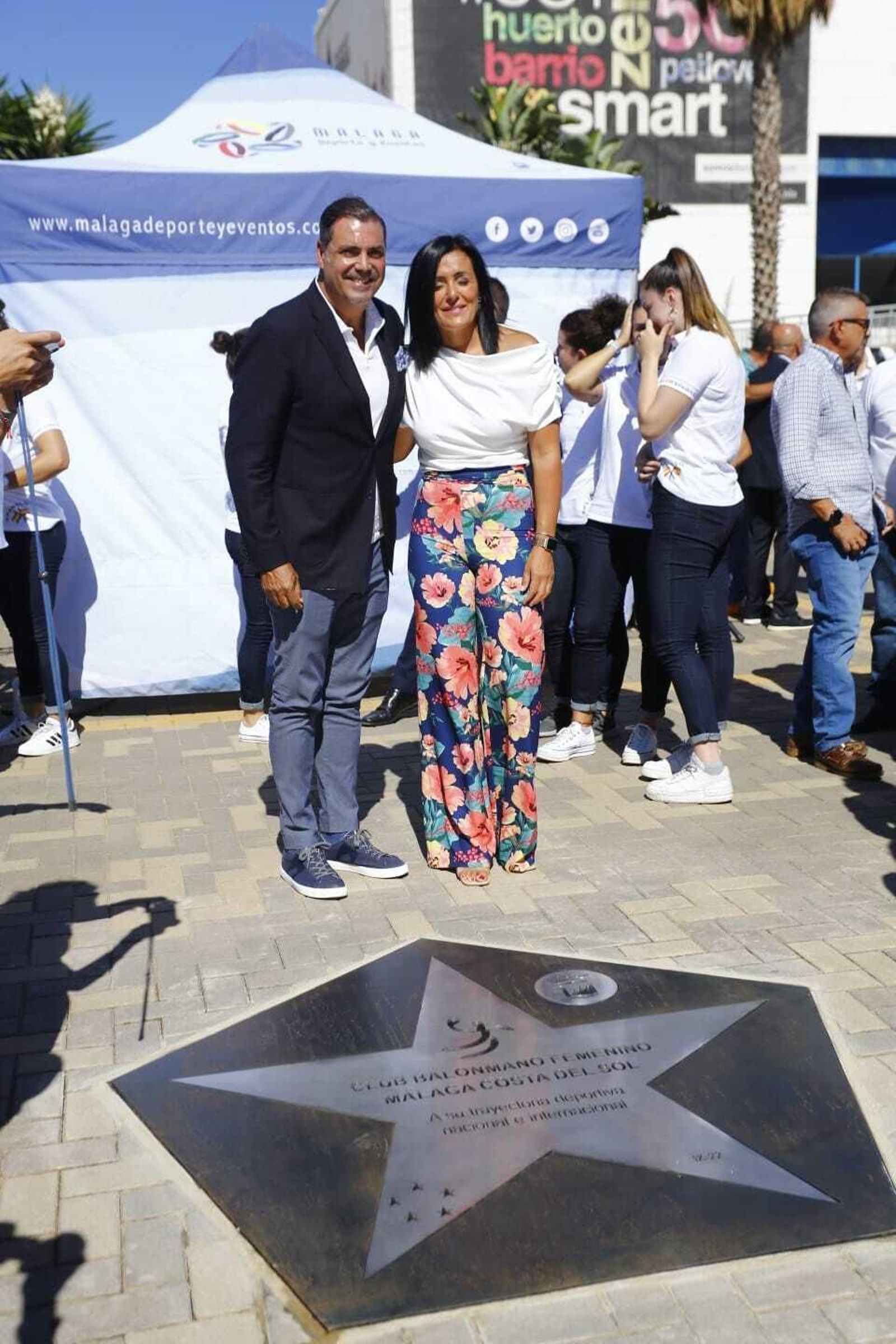 La estrella del Costa del Sol ya está en el paseo del Carpena