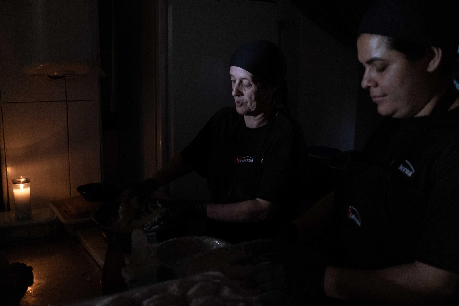 Apagón en Ronda, en imágenes