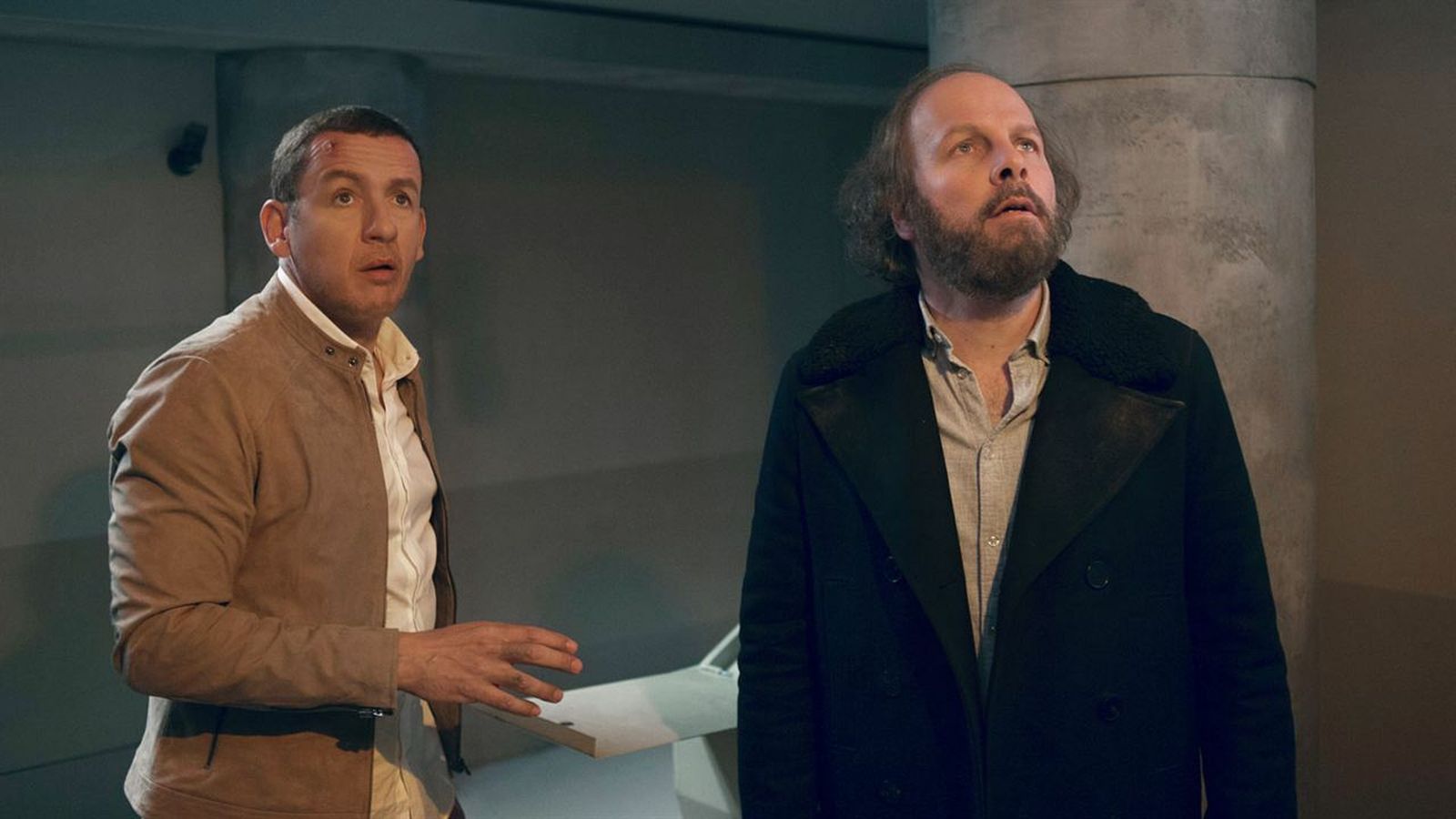 Dany Boon y Philippe Katherine en una imagen de 'Una misión de locos'.