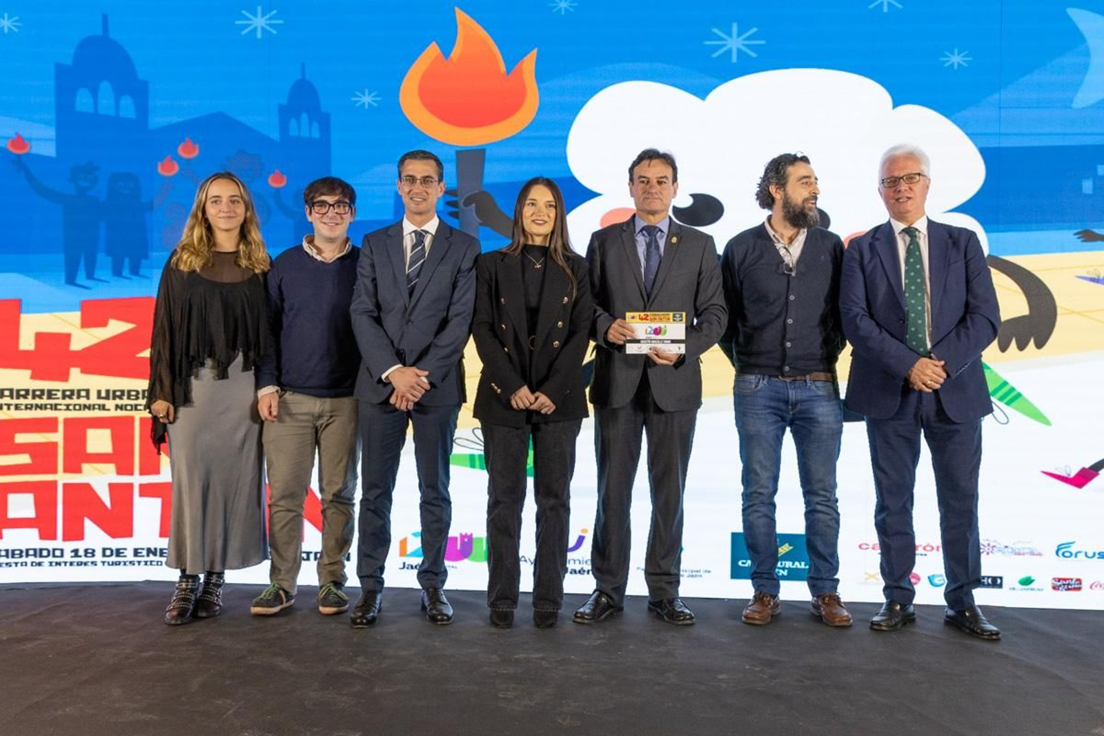 La presentación de la XLII Carrera Urbana Internacional Noche de San Antón, en imágenes