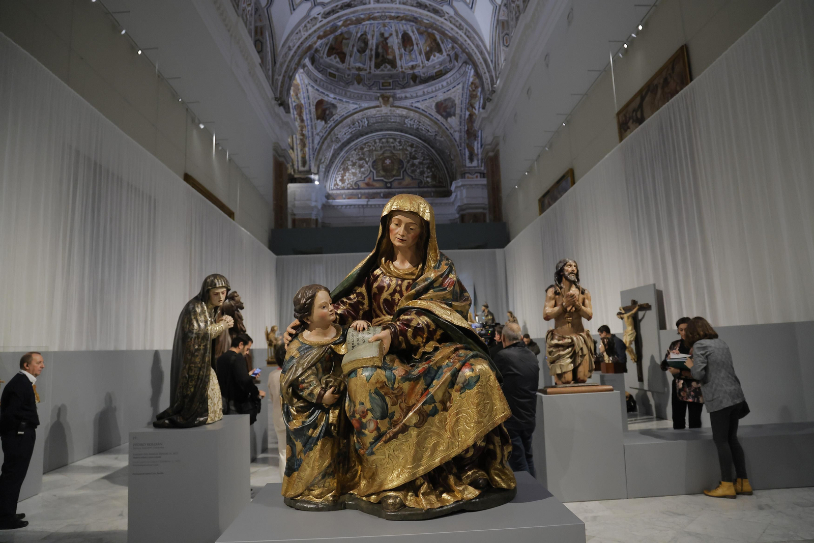 La exposición antológica sobre Pedro Roldán.