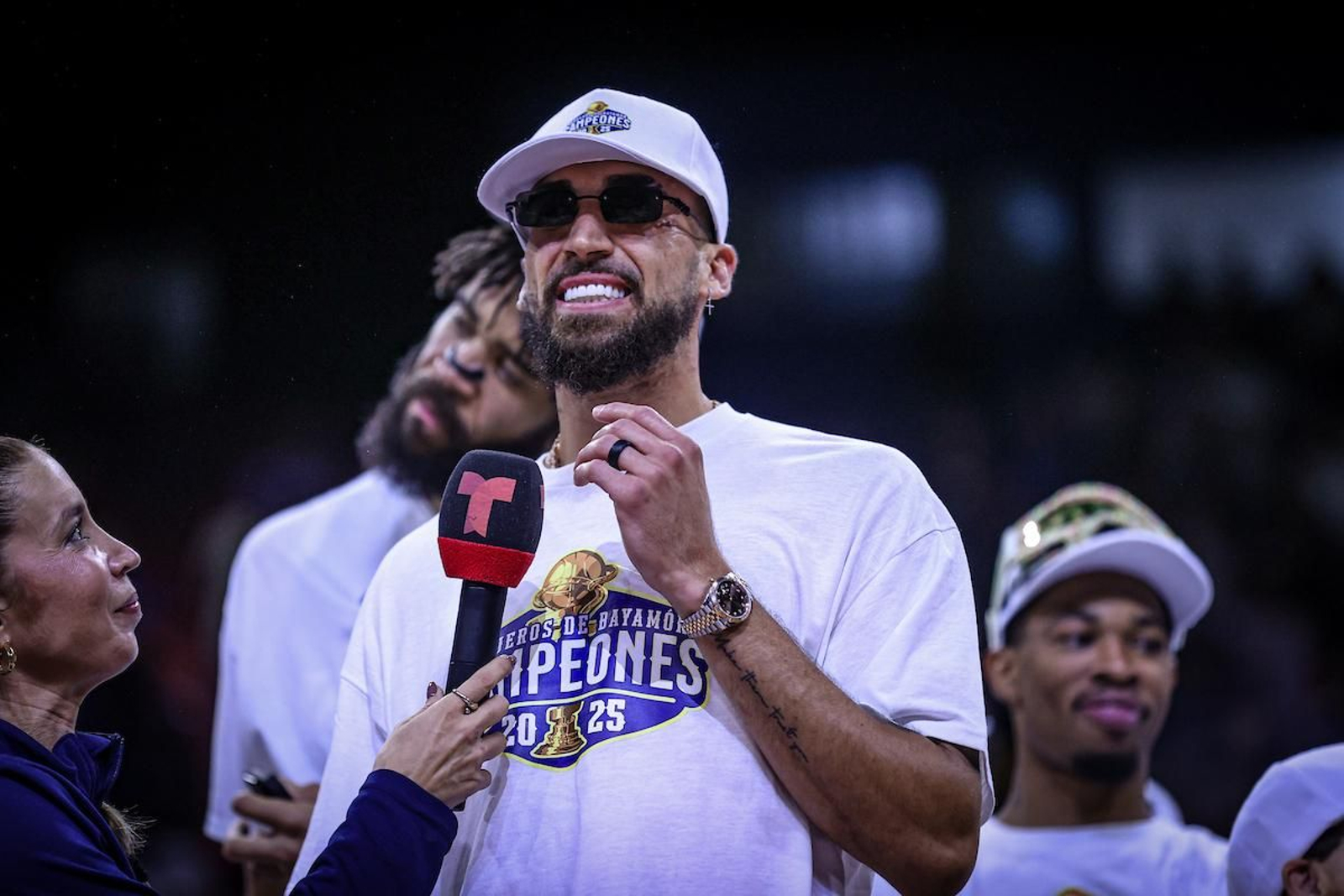 Título y despedida: Así festejó Chris Duarte la corona en Puerto Rico