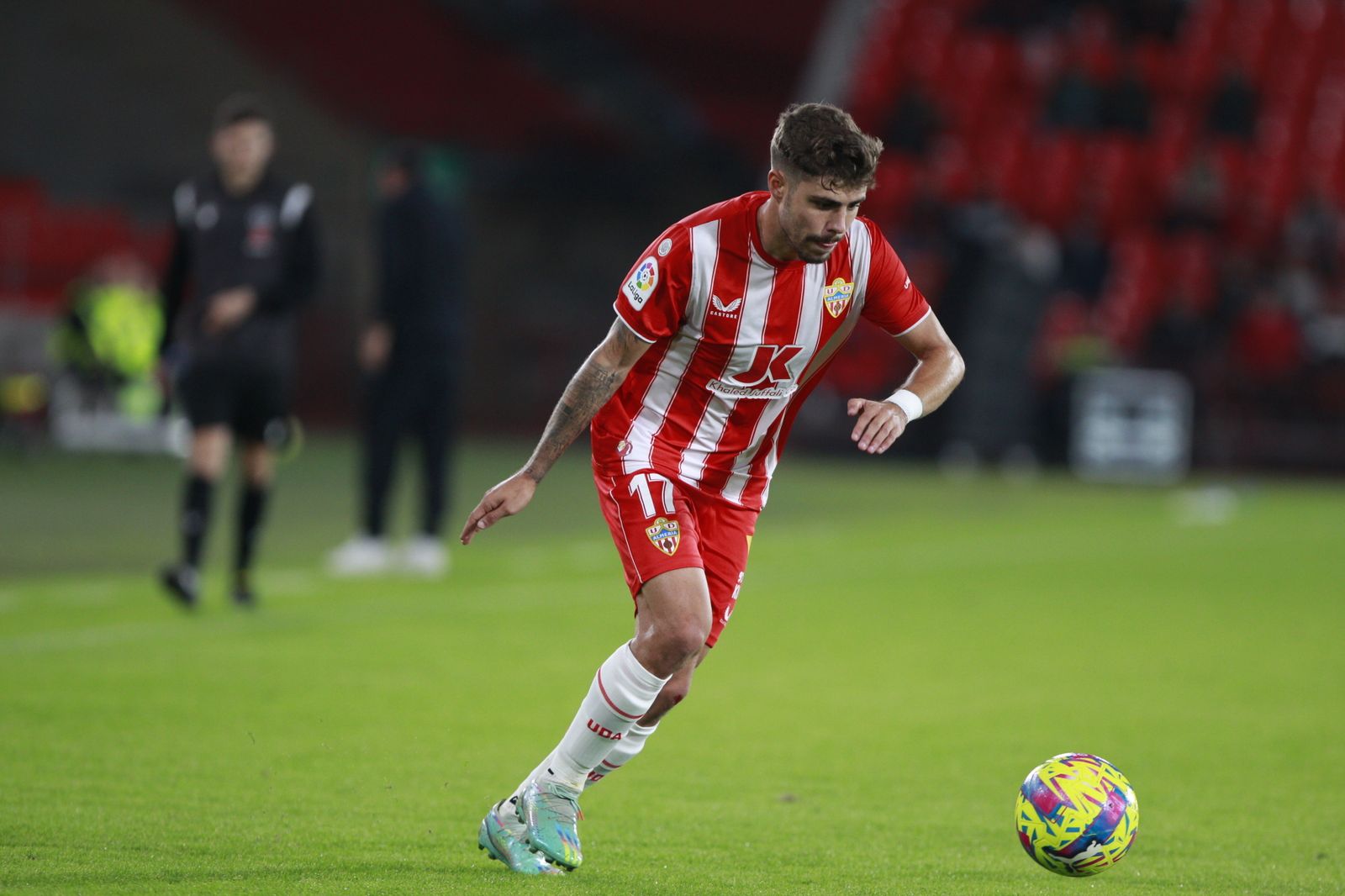 Imágenes del partido de fútbol amistoso U.D. Almería-Lazio