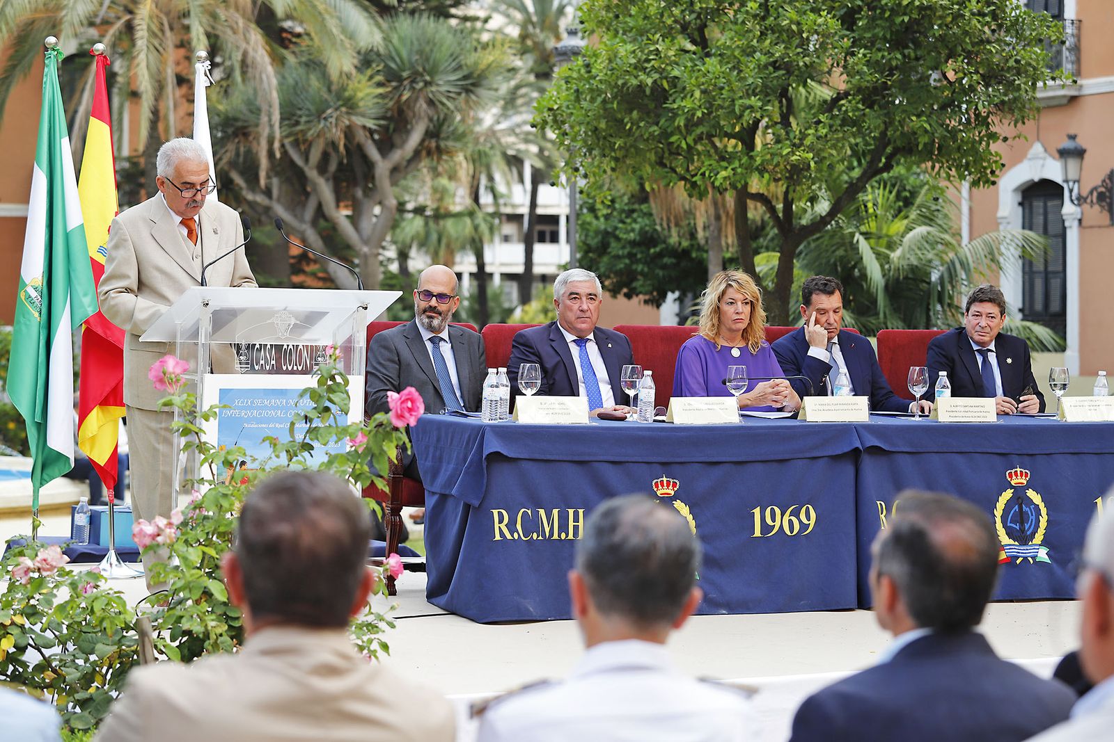 Imágenes del pregón de la XLIX edición de la Semana Náutica Internacional Colombina