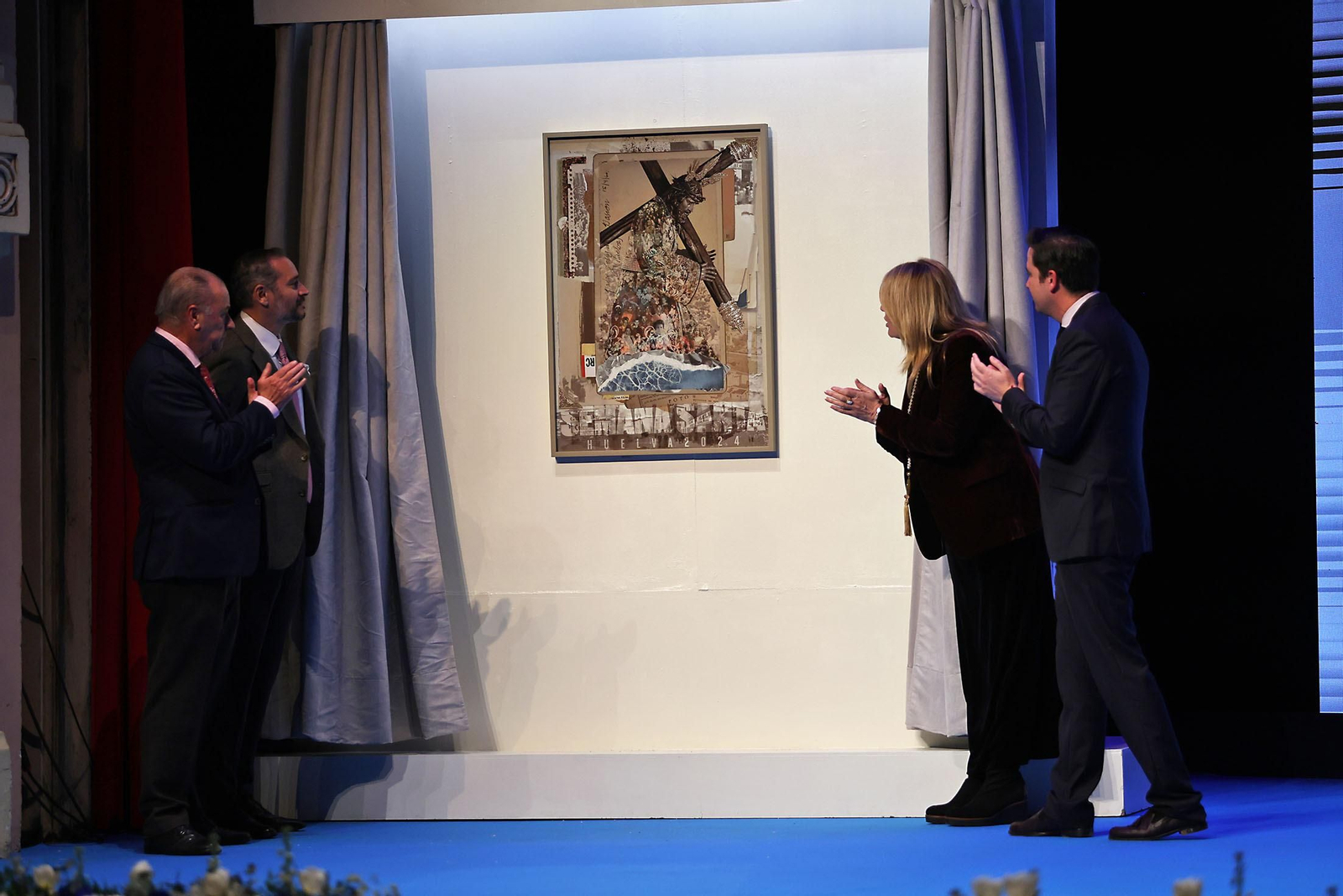 Imágenes de la presentación de la Semana Santa de Huelva 2024