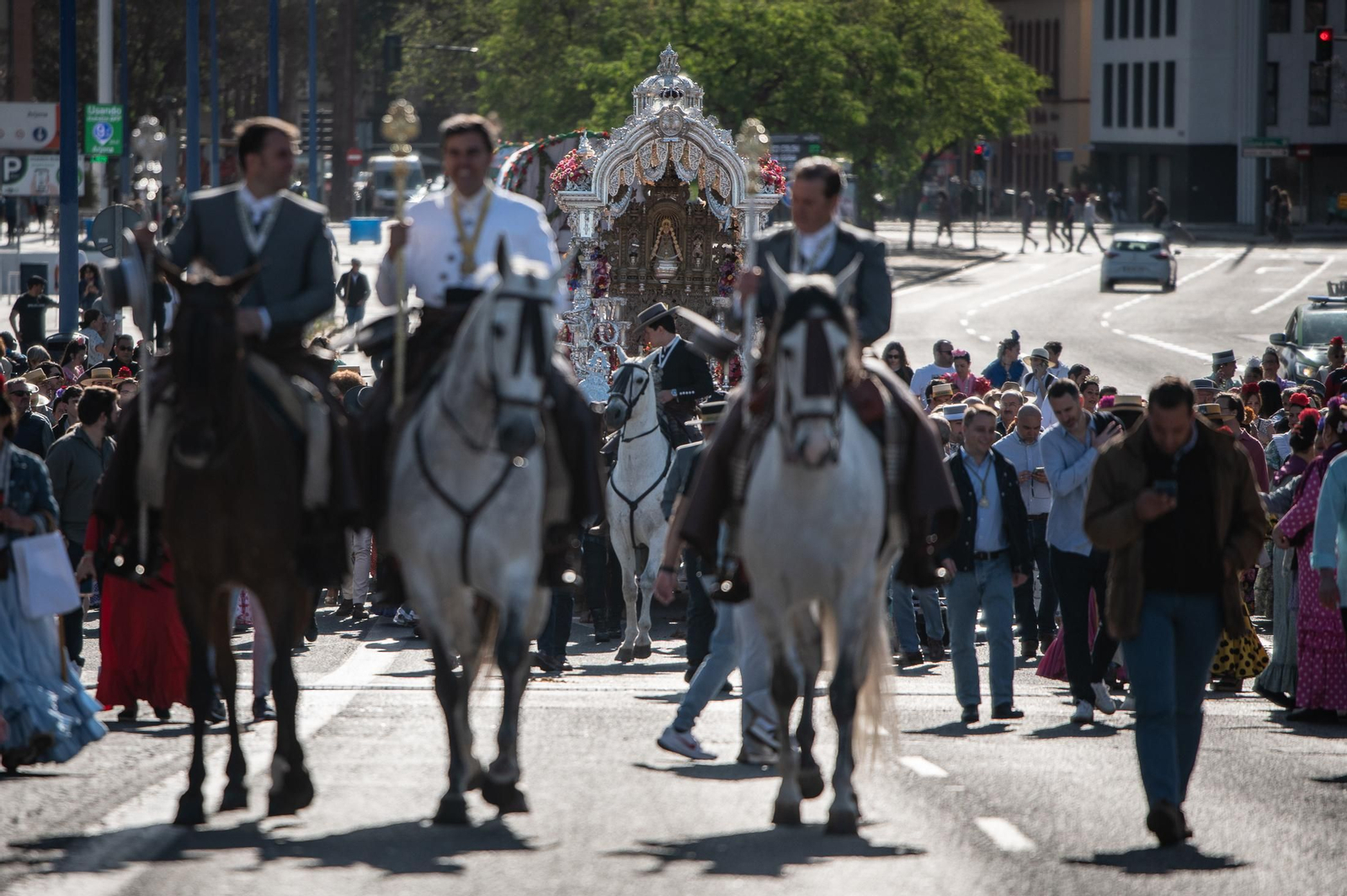 Las imágenes de la salida de Hermandad del Rocío de la Macarena