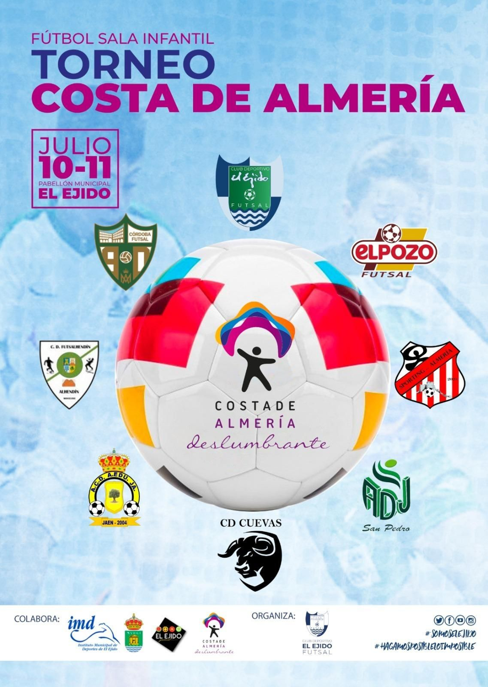 Cartel del I Torneo infantil 'Costa de Almería'