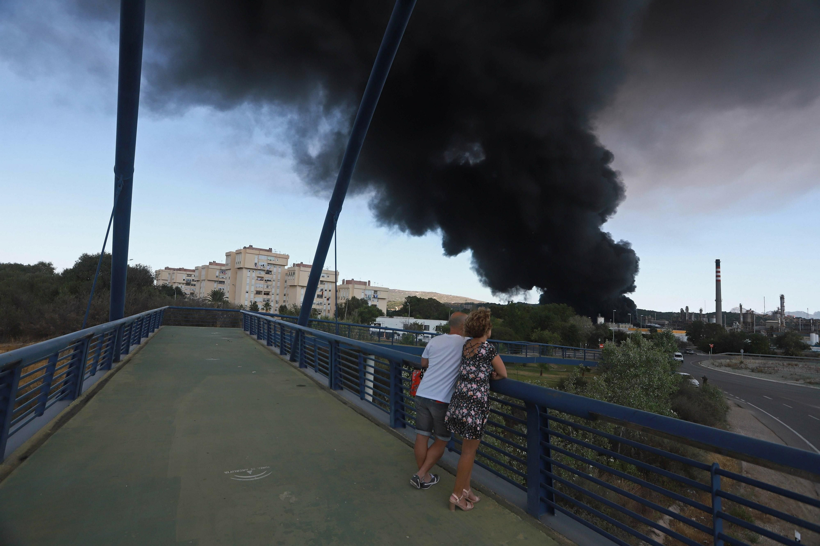 Incendio en la fábrica de Indorama