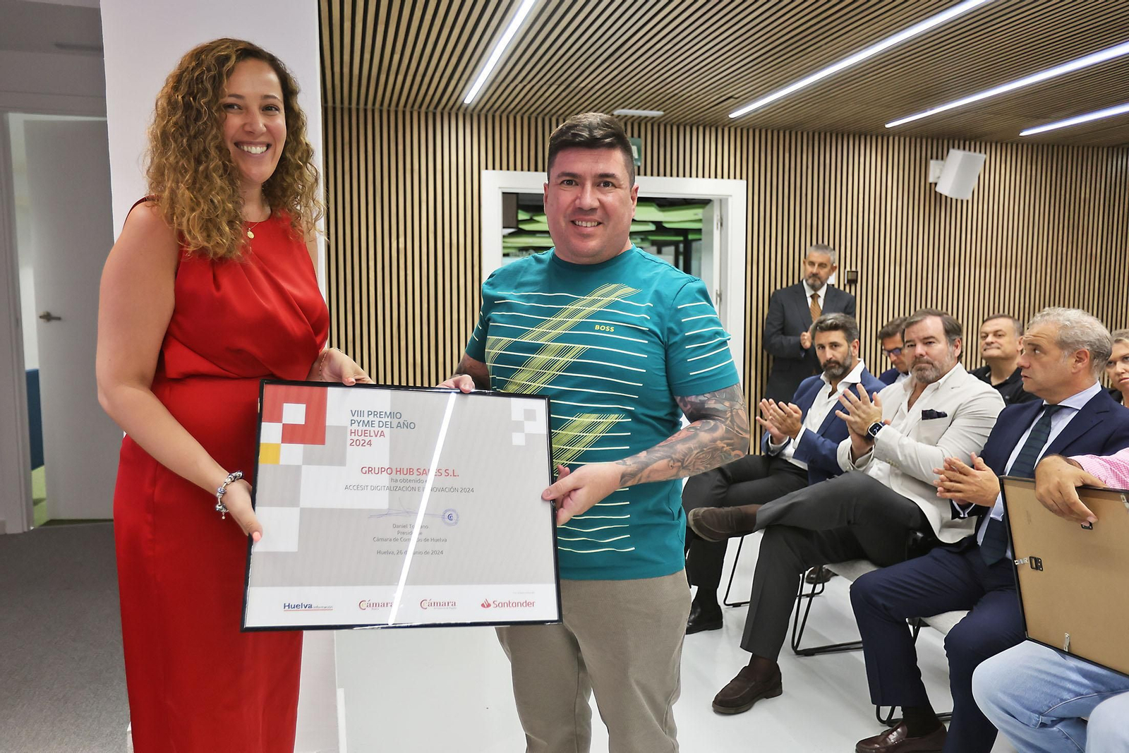 Imágenes de la entrega del premio Pyme del año 2024