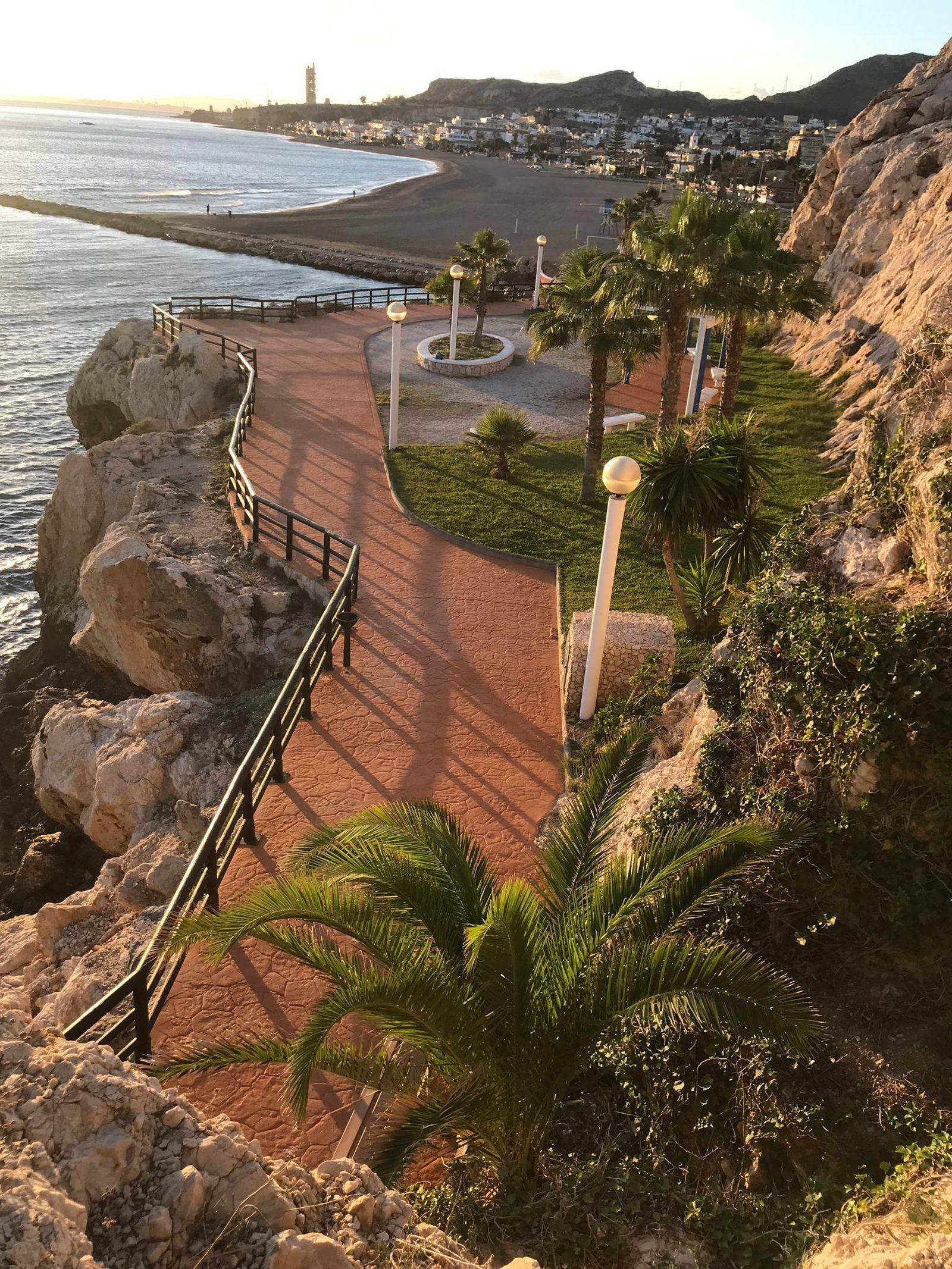 Vista de los acantilados de El Cantal.