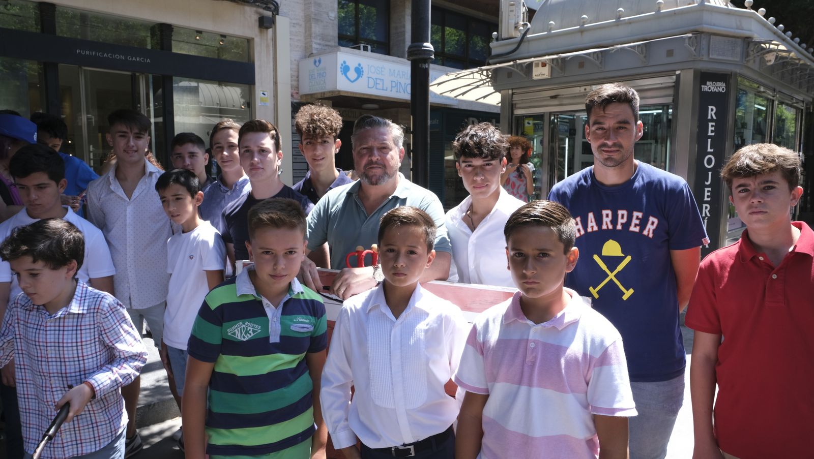 Imágenes de la exhibición de toreo de salón por la Escuela Taurina de Almería, en la Feria de Almería 2022