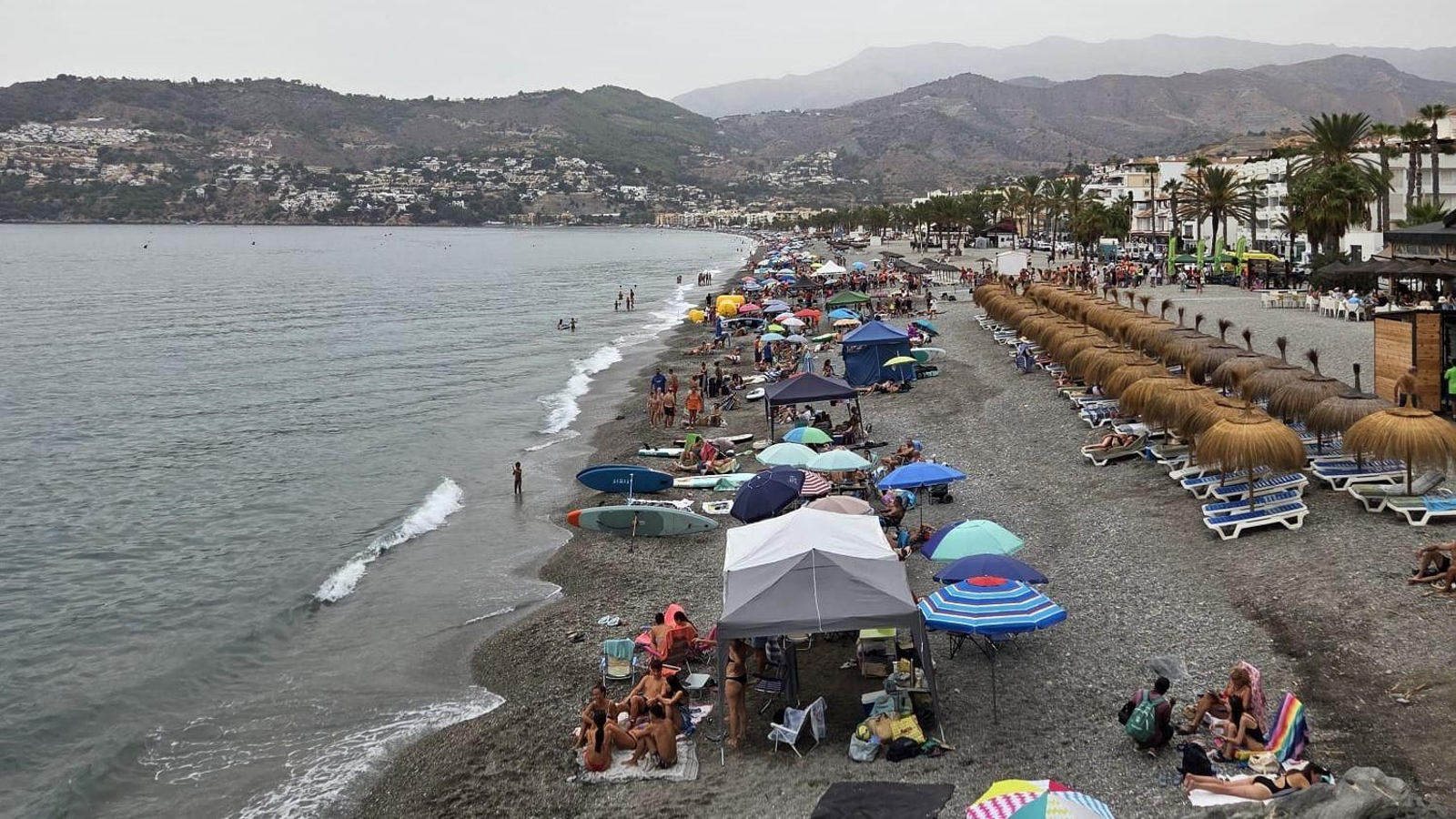 La playa de La Herradura este pasado domingo 7 de septiembre