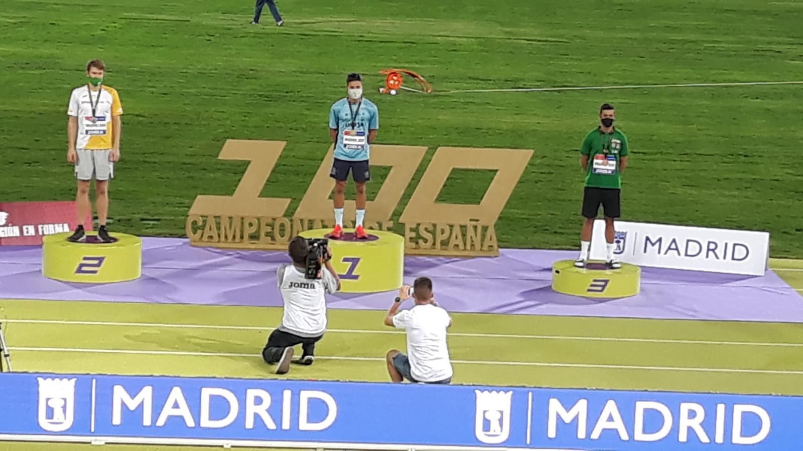 Isidro Leyva, campeón de España de pértiga