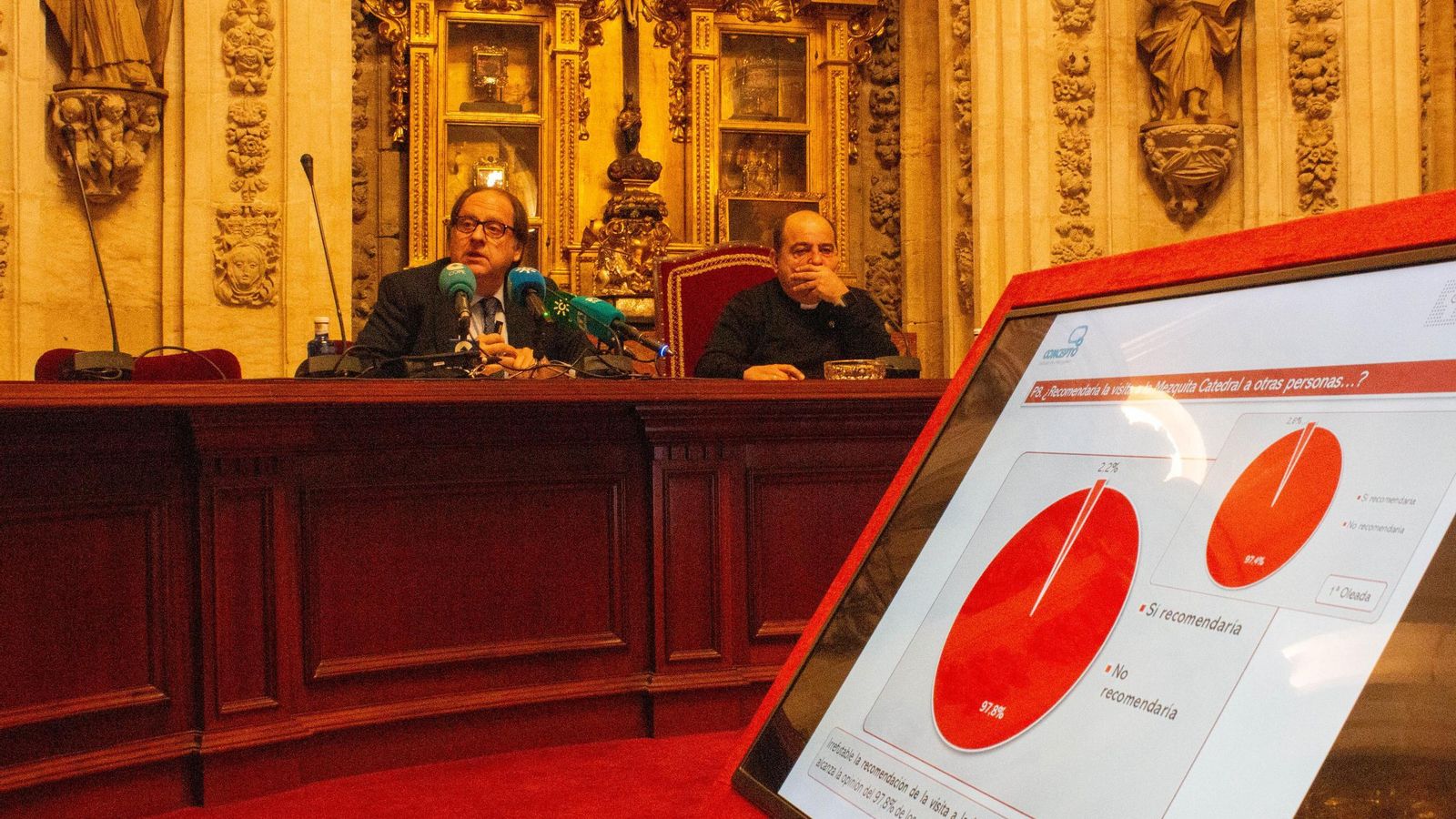 Un momento de la presentación del informe.