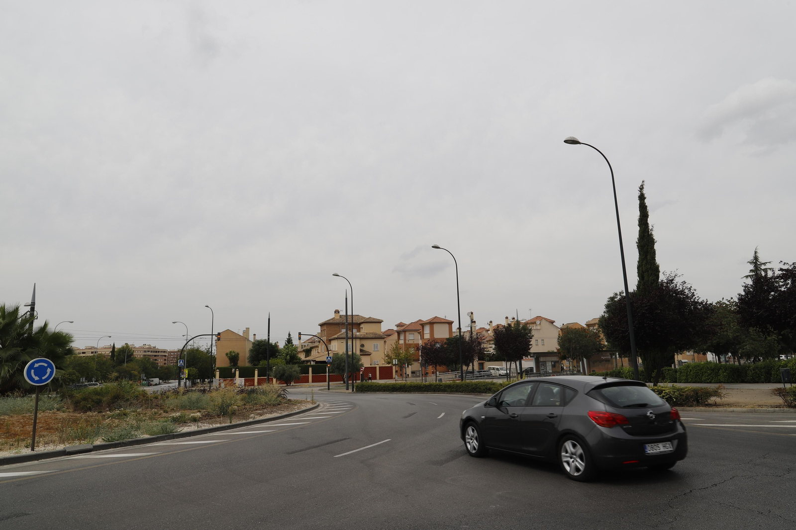 El aspecto del cielo en Granada hoy