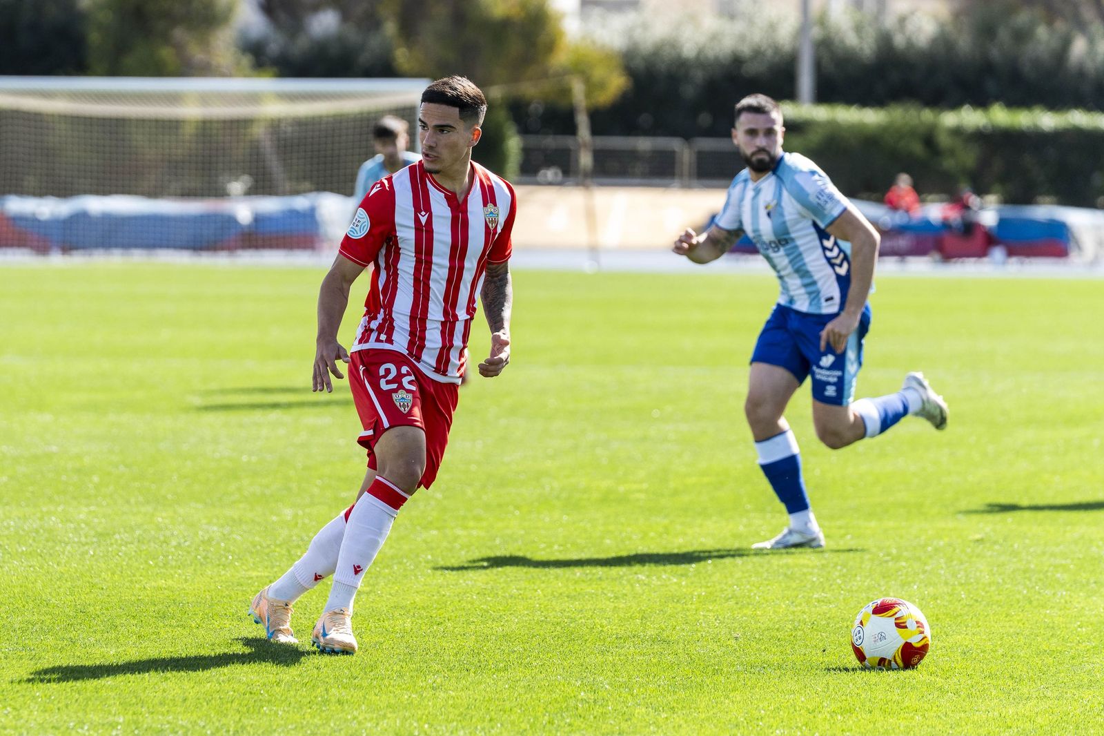 Las imágenes del Almería B y Atlético Malagueño en el Anexo de los Juegos Mediterráneos
