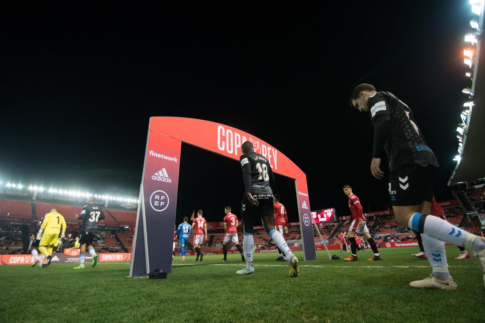 Las imágenes del Nàstic - Málaga CF, segunda ronda de la Copa del Rey