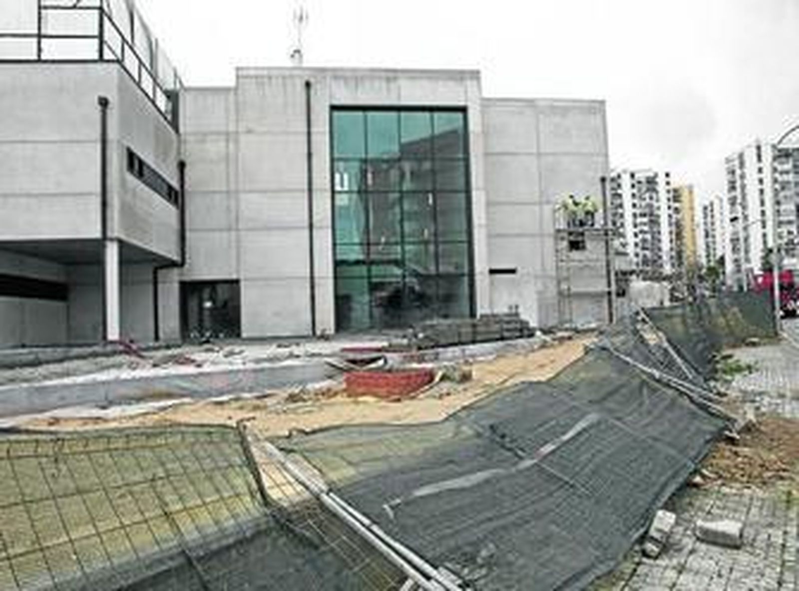 Imagen de archivo del complejo Body Factory, durante su construcción.