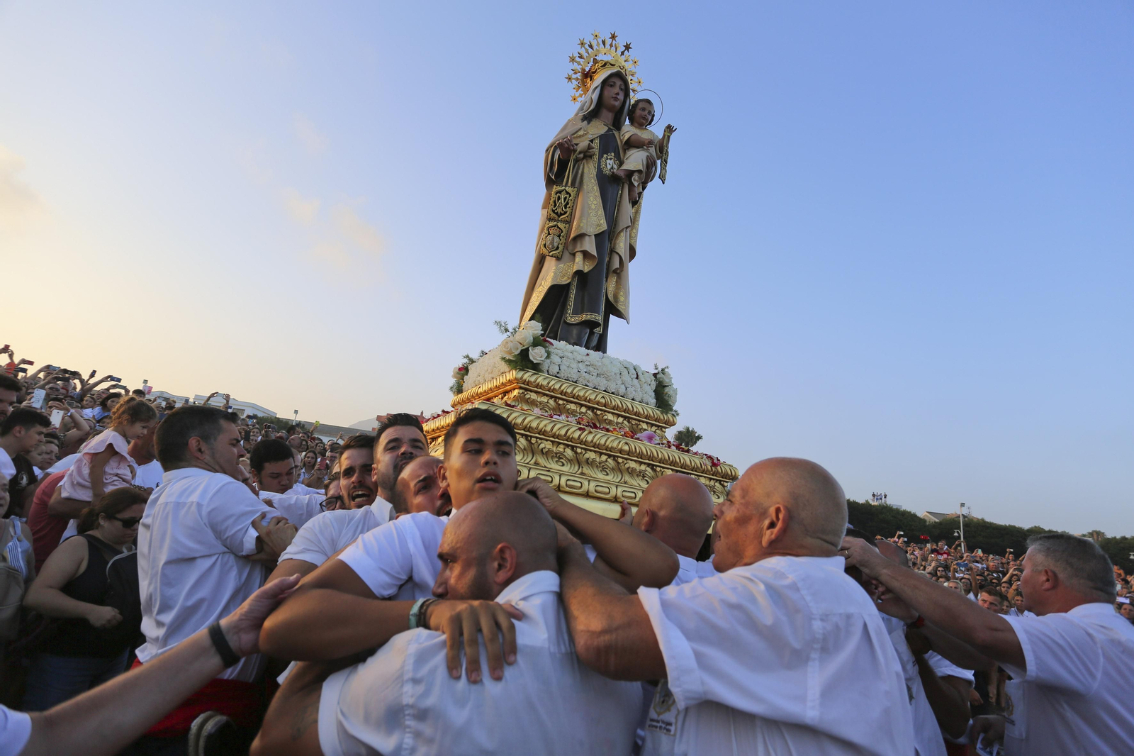 Las fotos de las procesiones de la Virgen del Carmen en Málaga