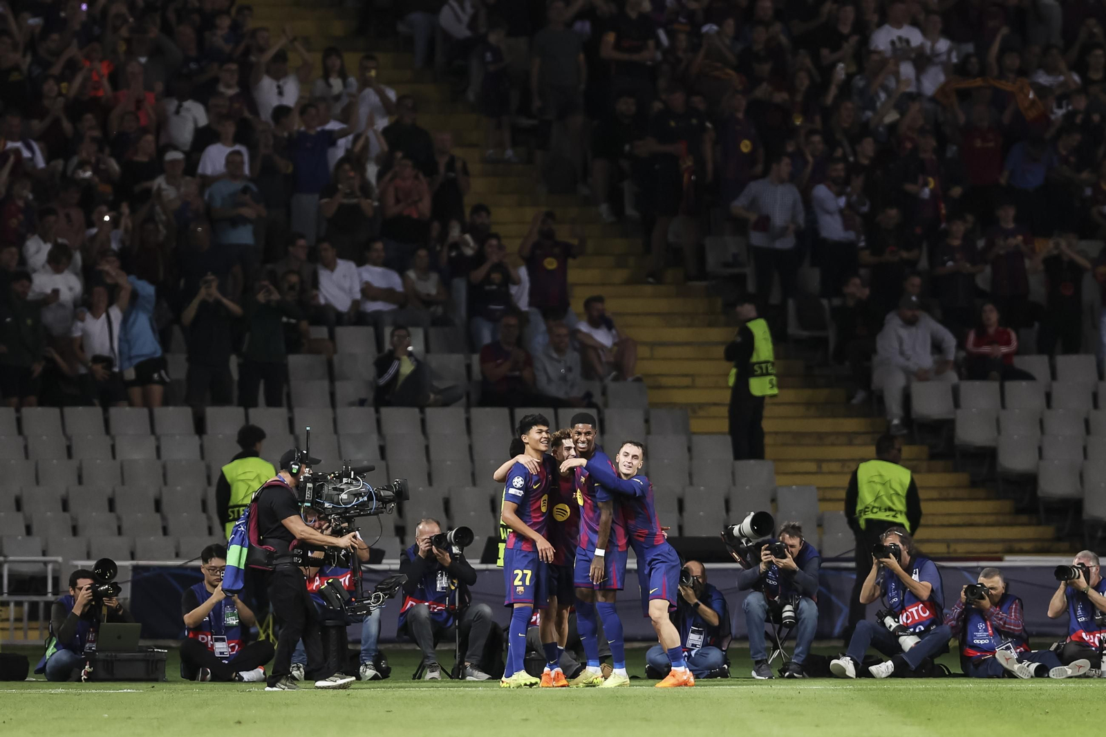 Las fotos del Barcelona-Olympiacos