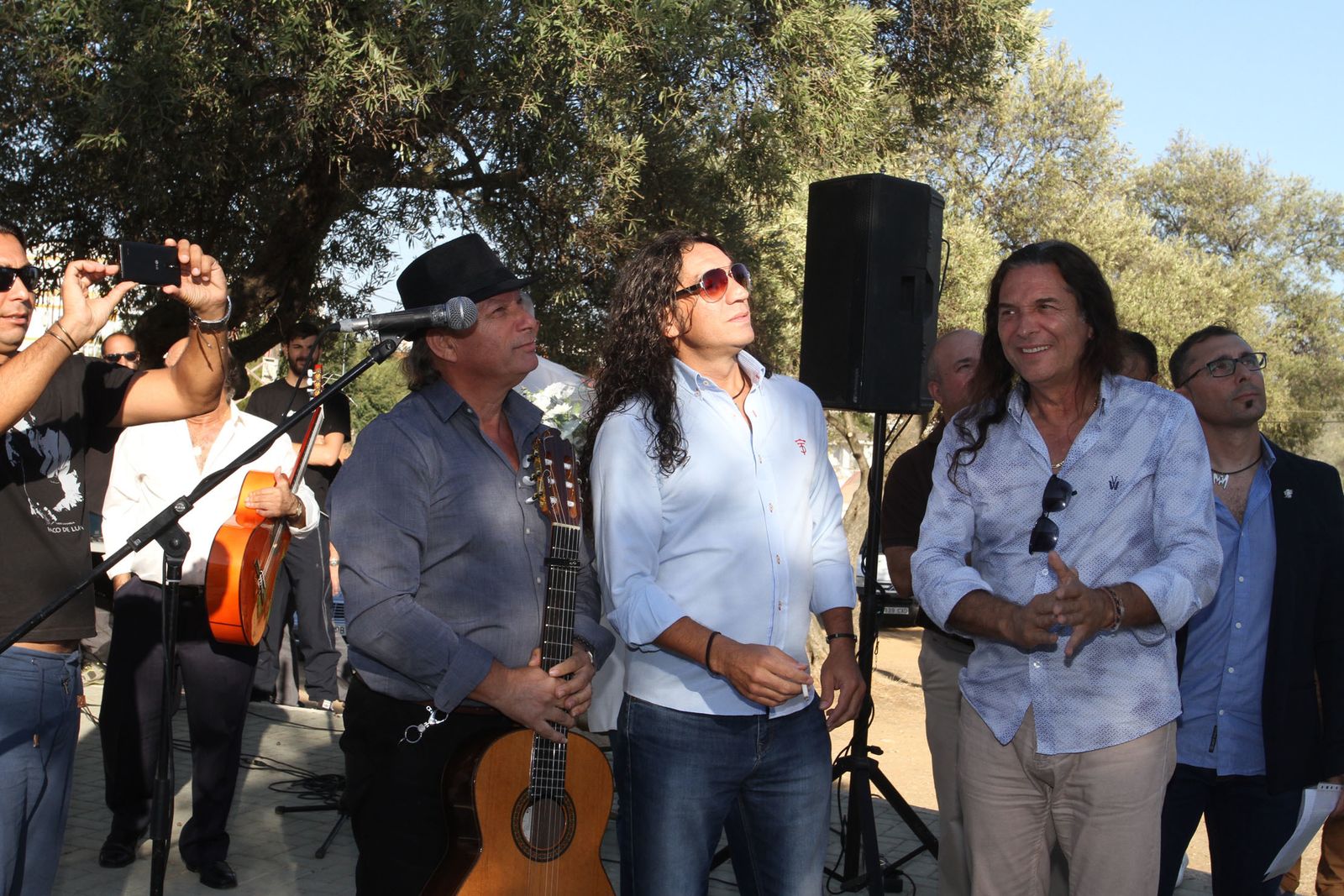 Inaguración del monumento al Niño Miguel.