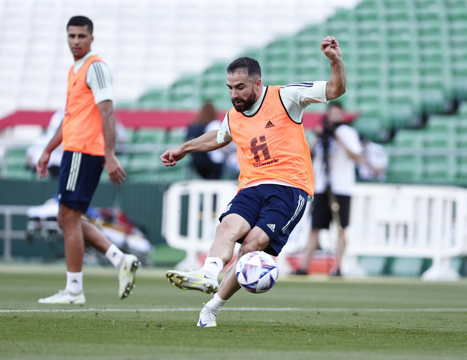 Las imágenes de la selección española en Sevilla