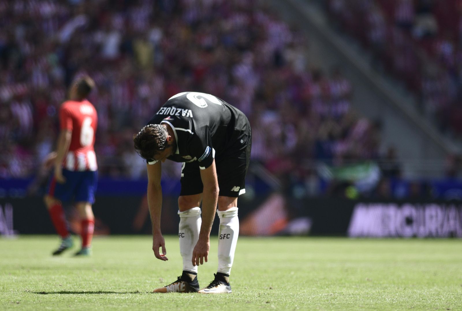 El Atlético de Madrid-Sevilla, en imágenes