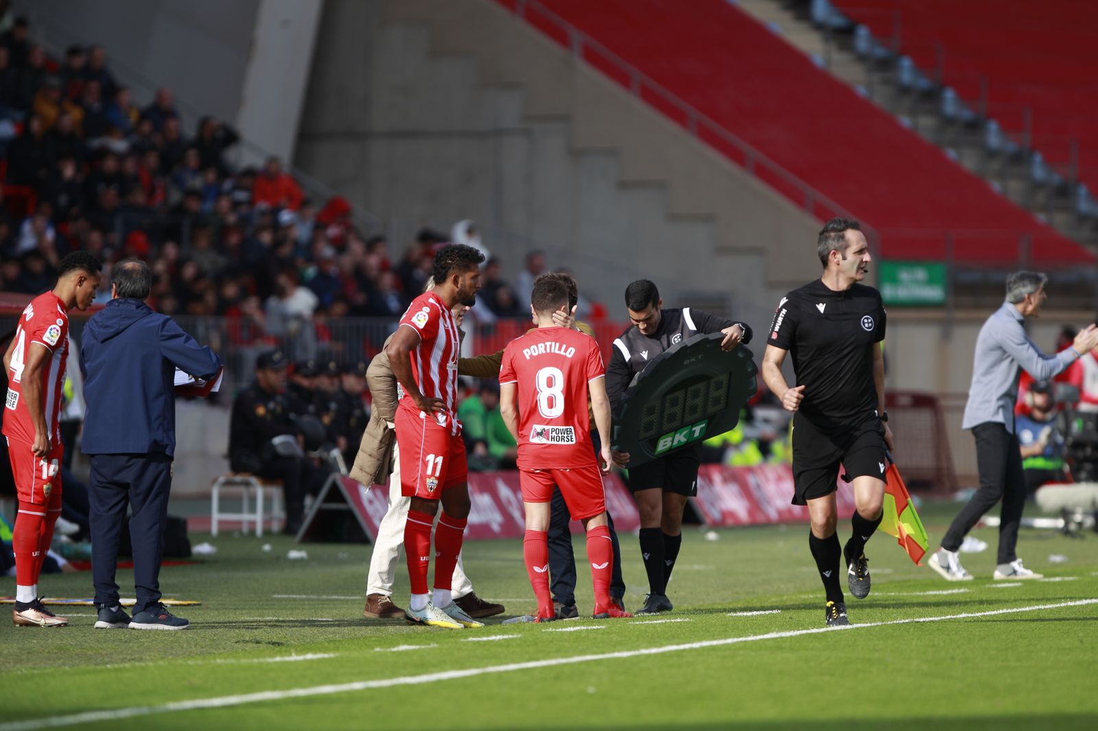 Imágenes del partido U.D. Almería-Real Sociedad