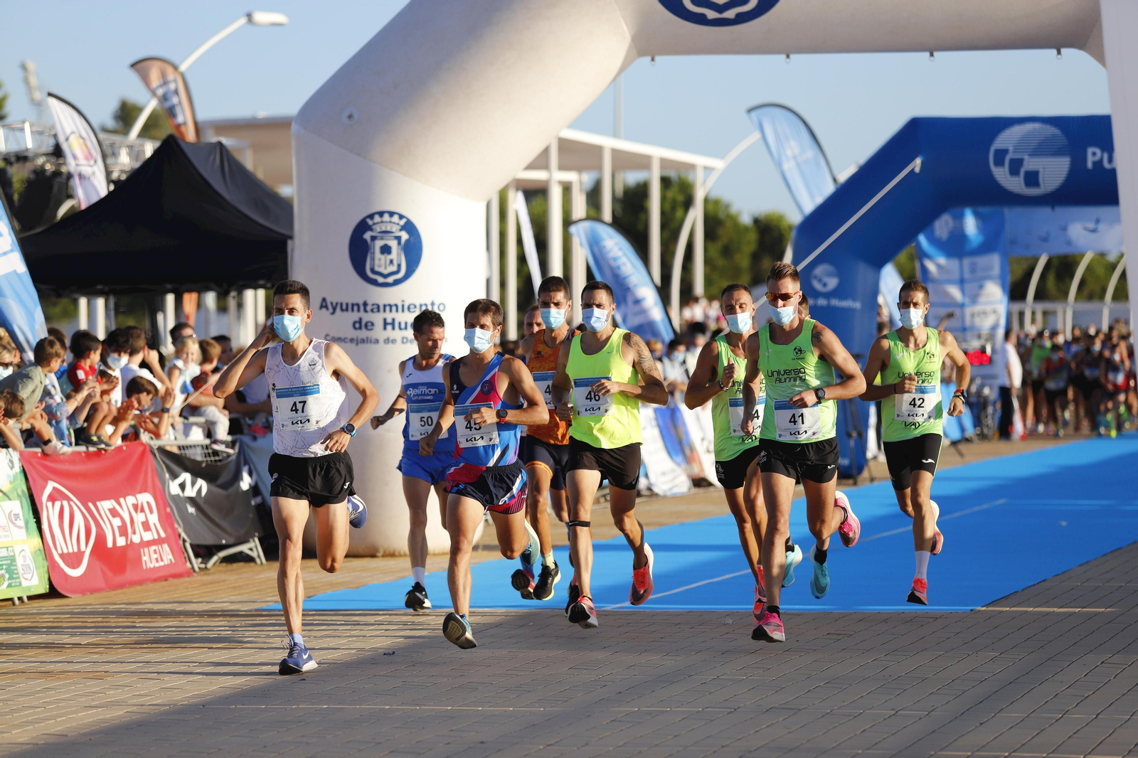 Edición de 2021 de la Huelva 10K.