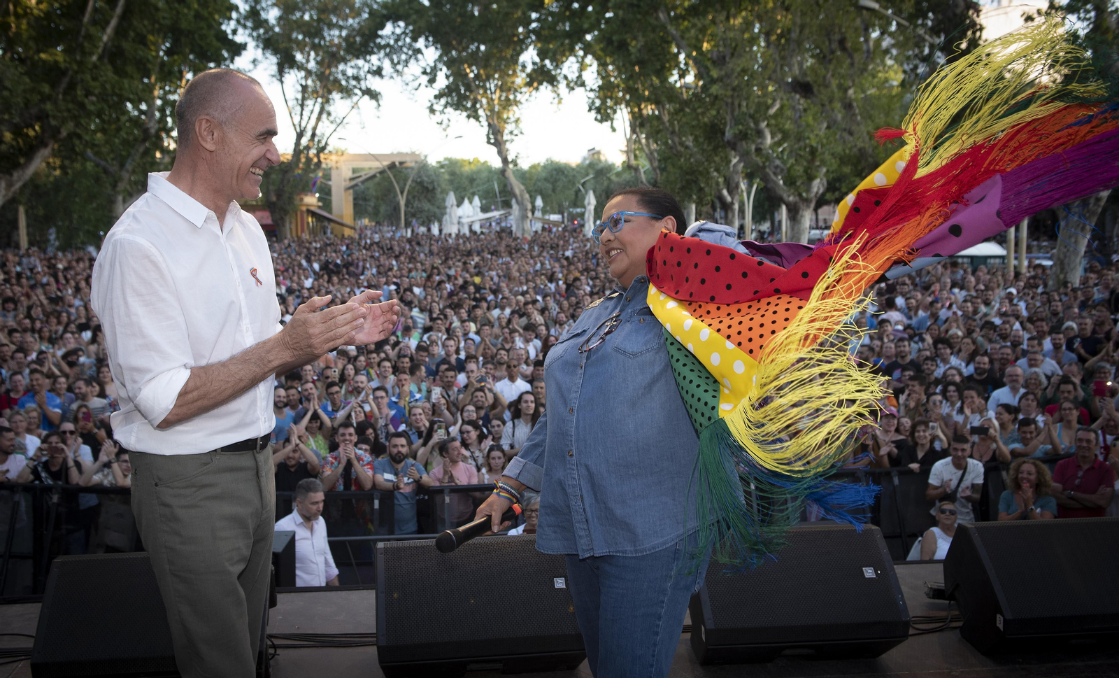 Las imágenes del pregón de María del Monte del Orgullo en Sevilla 2022