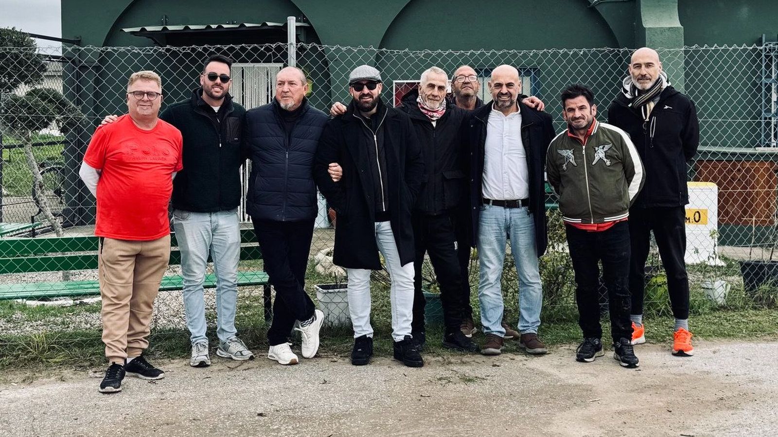 Una imagen de la reciente visita del alcalde al Hogar de La Esperanza.