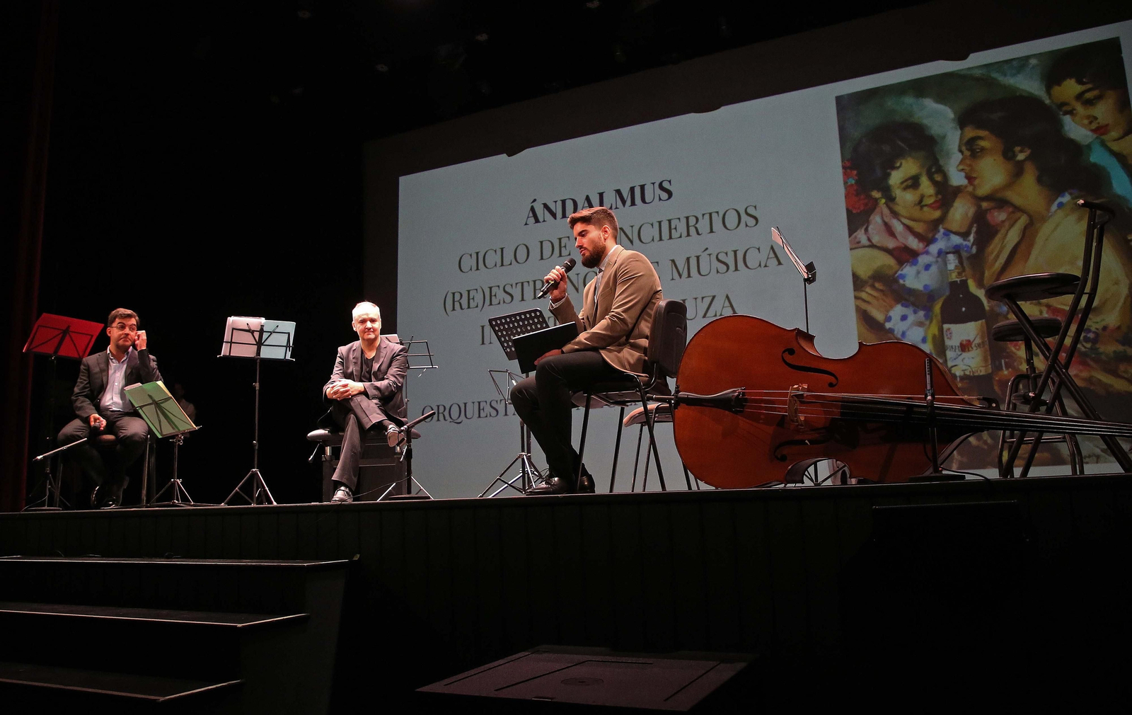 La interpretación de la sinfonía inédita de Aldo Mata, en imágenes