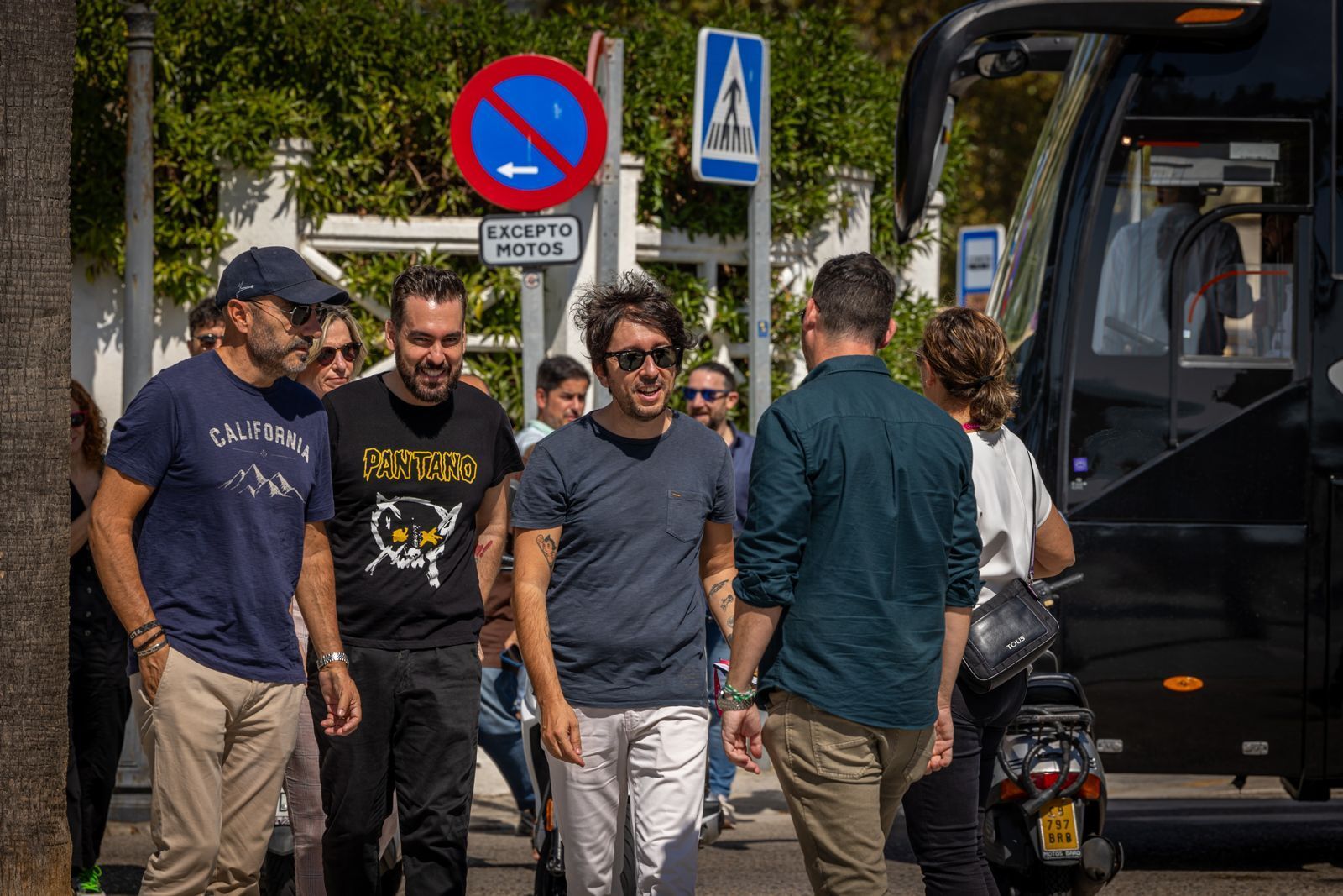 Photocall de Petra Martínez y actores de la serie 'La ley del mar' en La Caleta