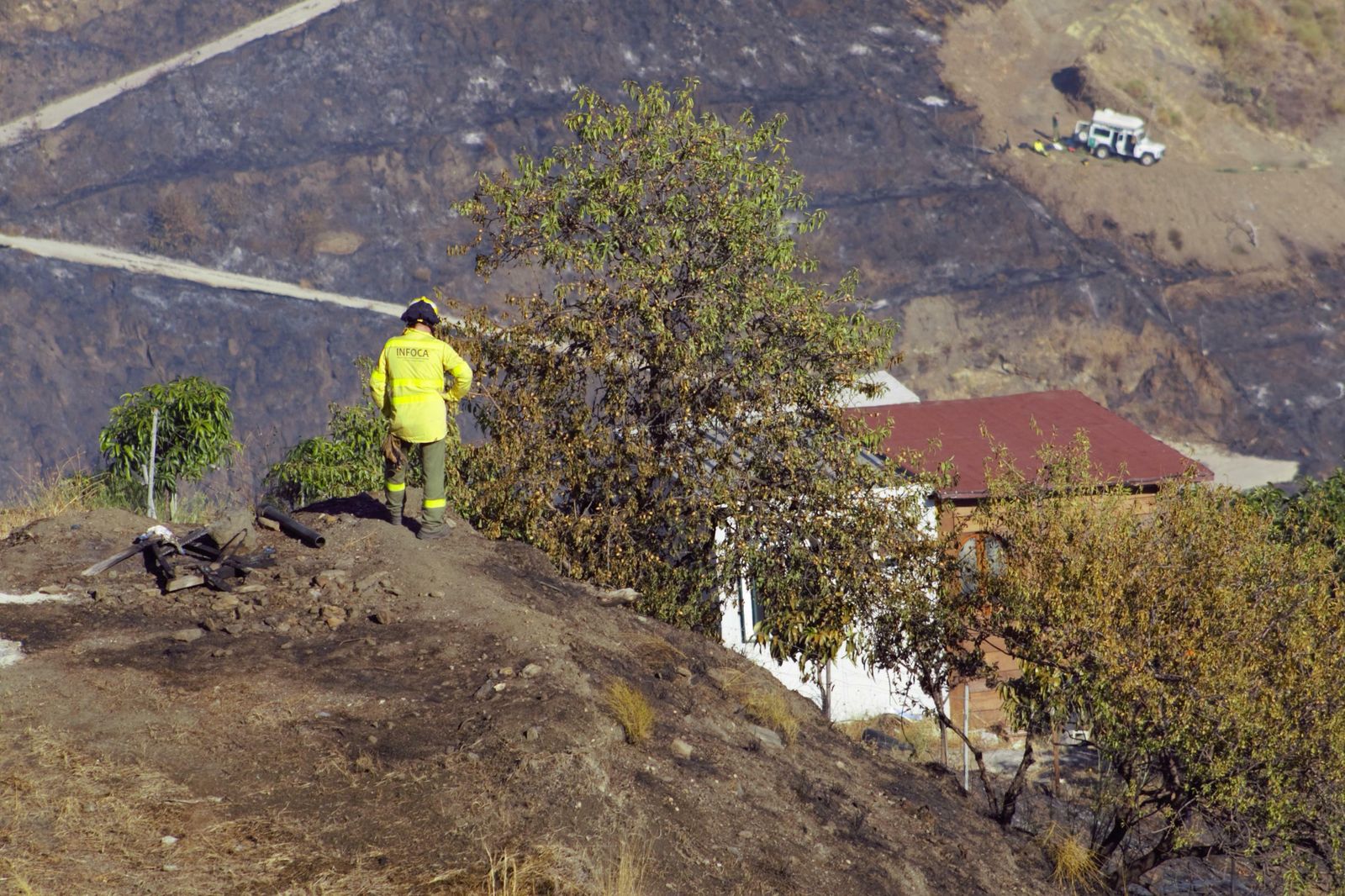 Galería de imágenes del incendio forestal de Almuñécar e Ítrabo