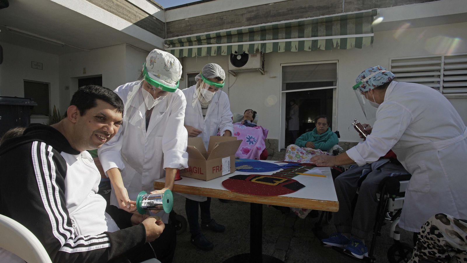 Una actividad de Asansull en uno de sus centros en Algeciras