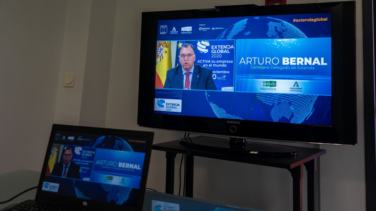 Intervención del consejero delegado de Extenda, Arturo Bernal en ‘Extenda Global 2020’.
